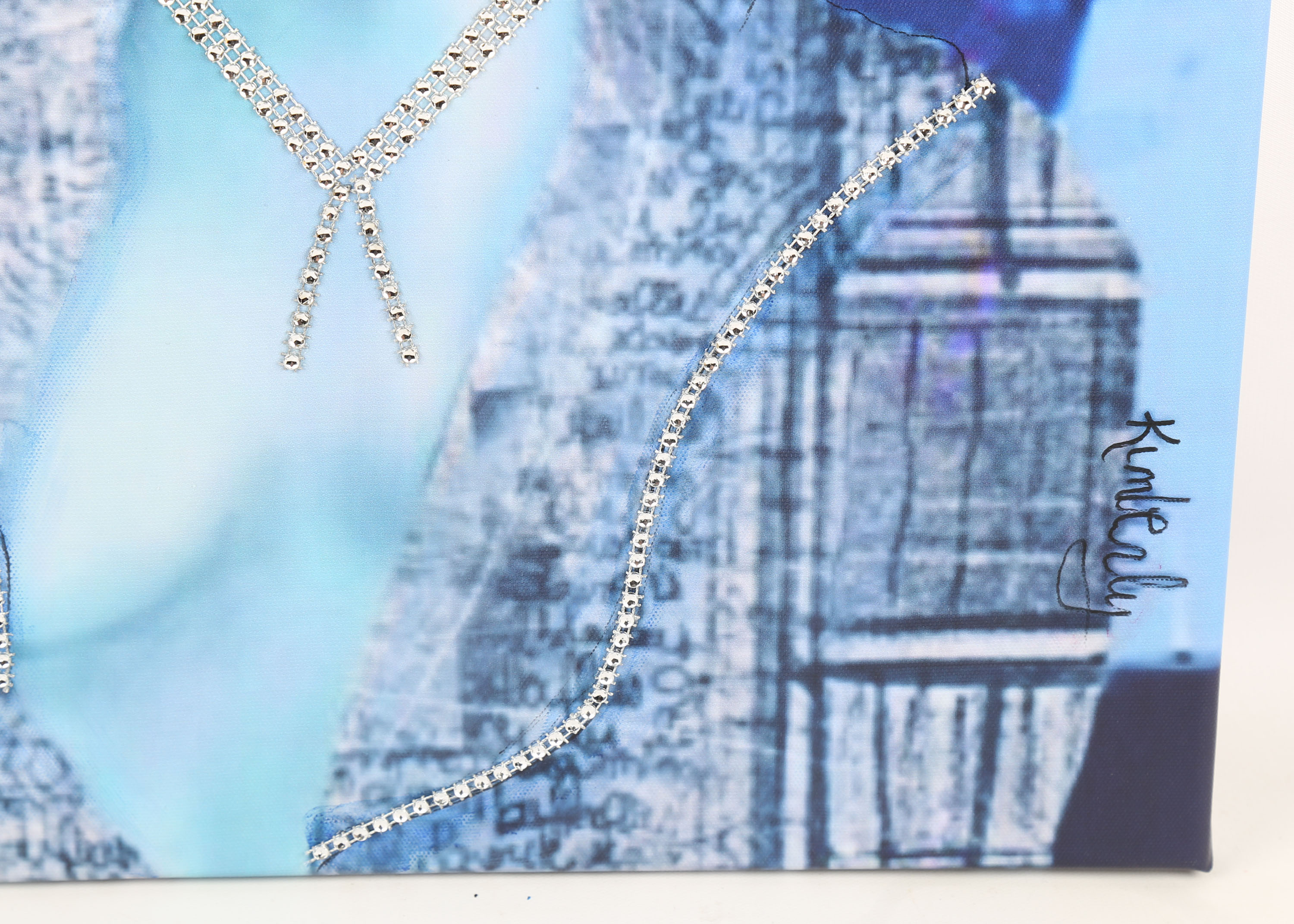 Kimberly Tradigital Mixed Media on Canvas "Sophie"