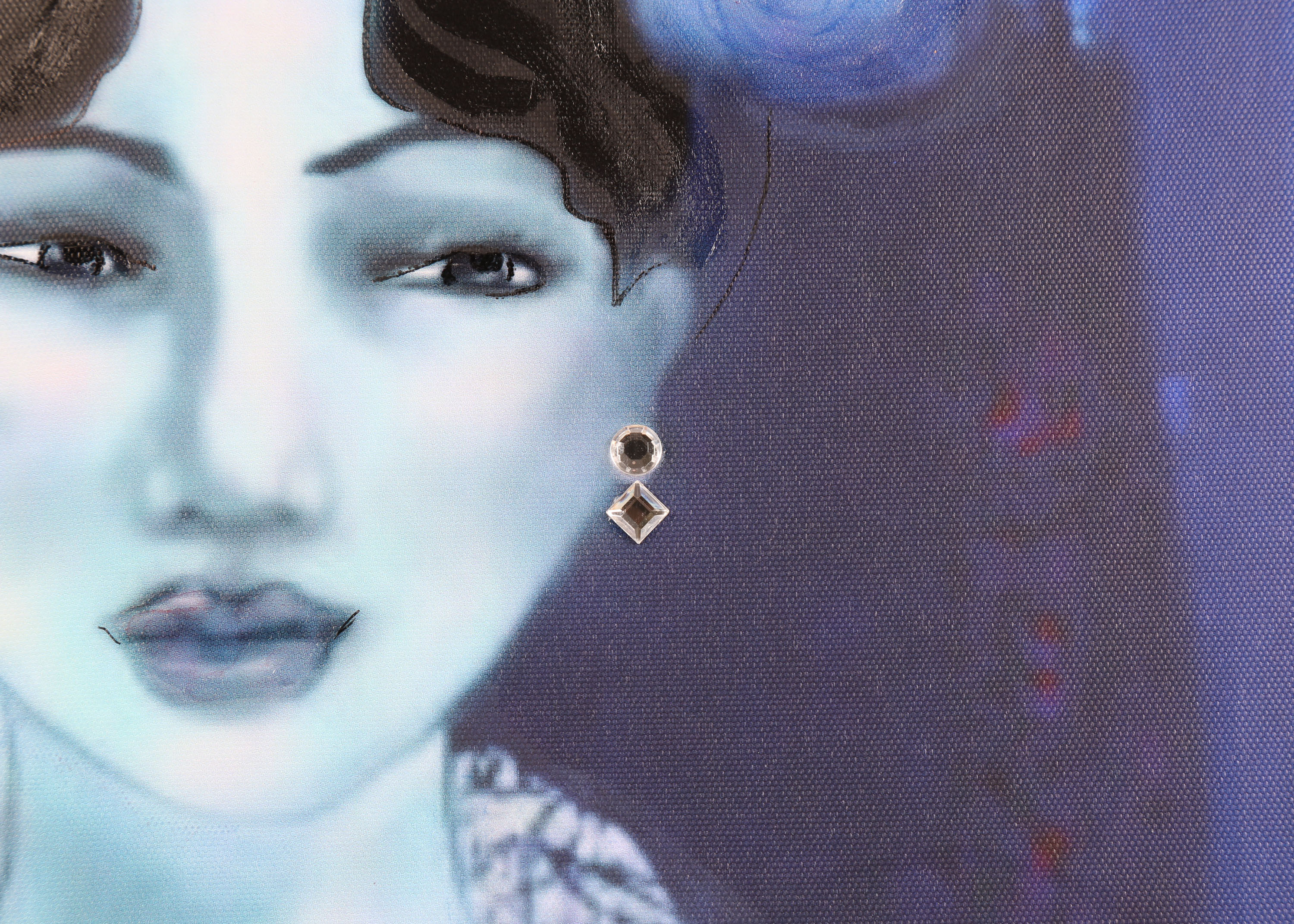 Kimberly Tradigital Mixed Media on Canvas "Sophie"