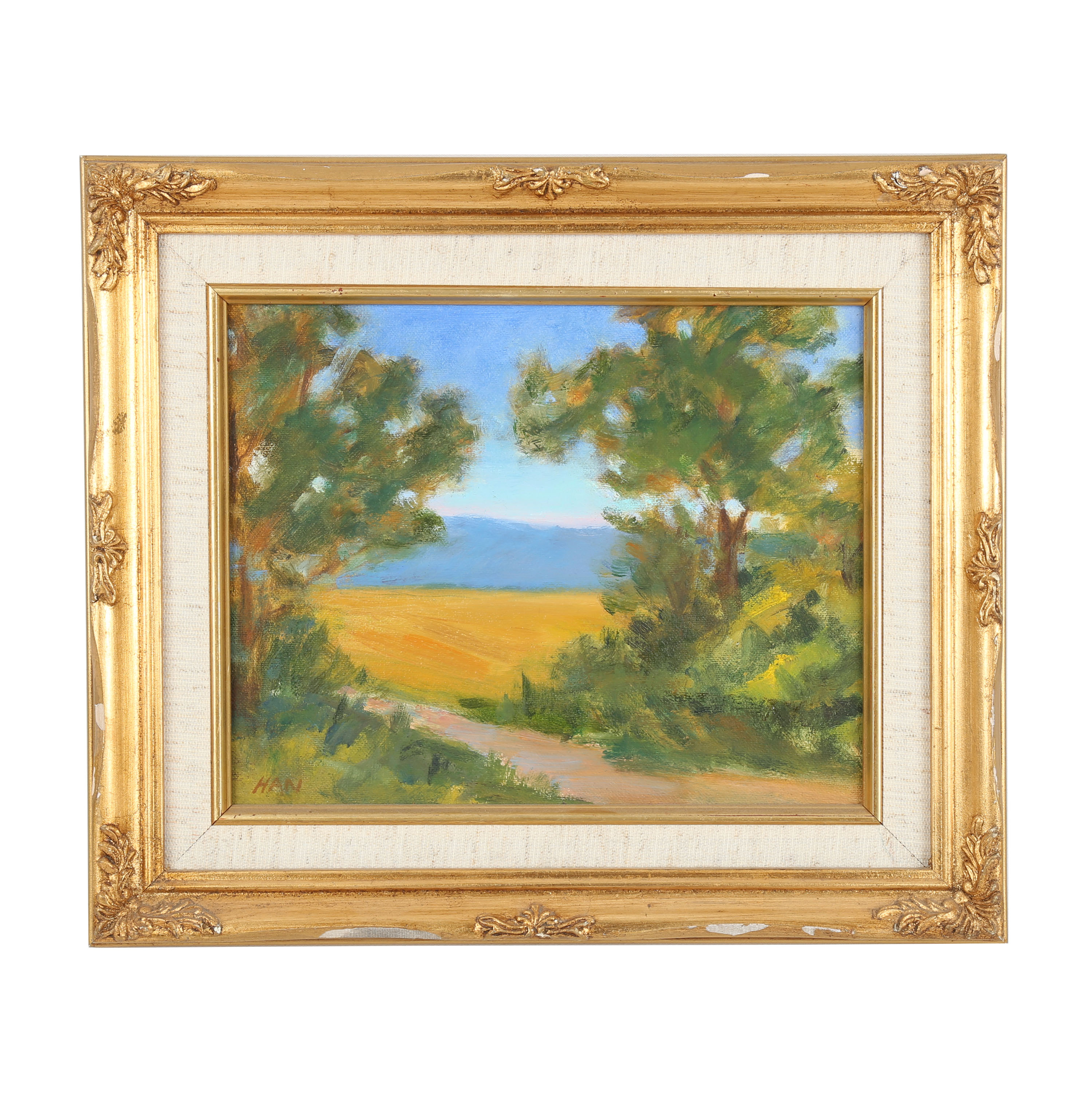 Han Cashion Oil Painting on Canvas "Pass"