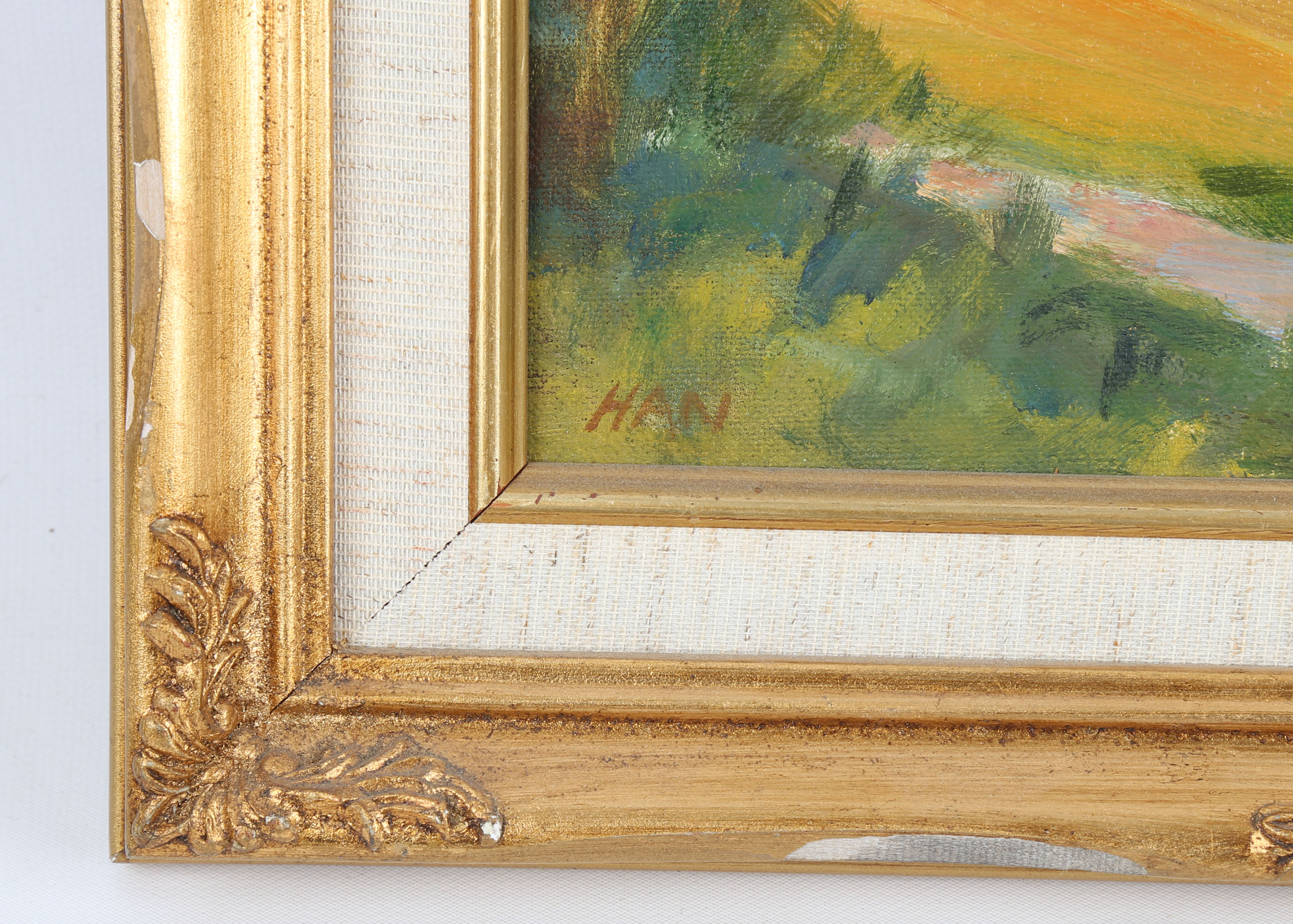 Han Cashion Oil Painting on Canvas "Pass"