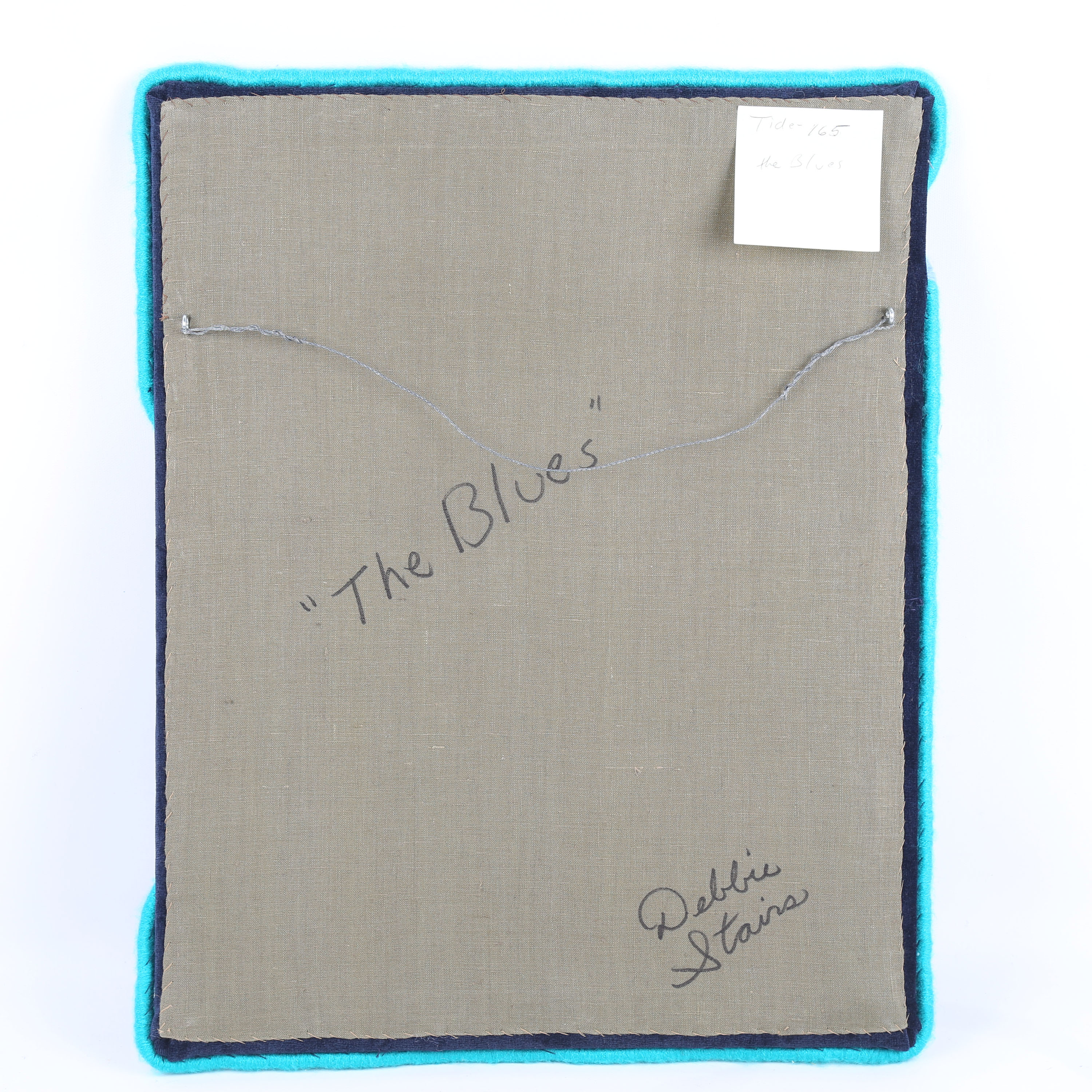Debbie Stairs Abstract Textile "The Blues"