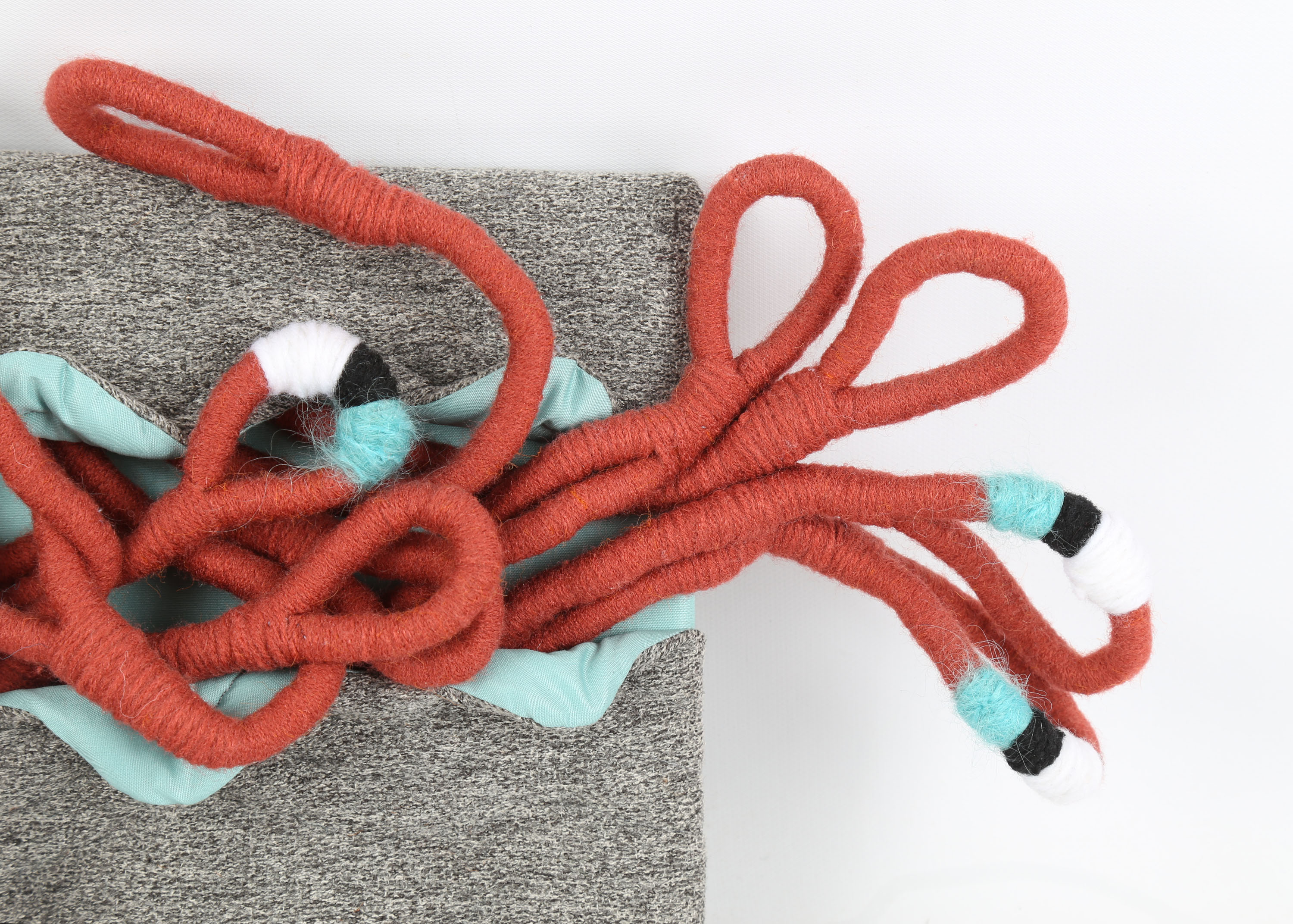 Debbie Stairs Abstract Textile "Tides"