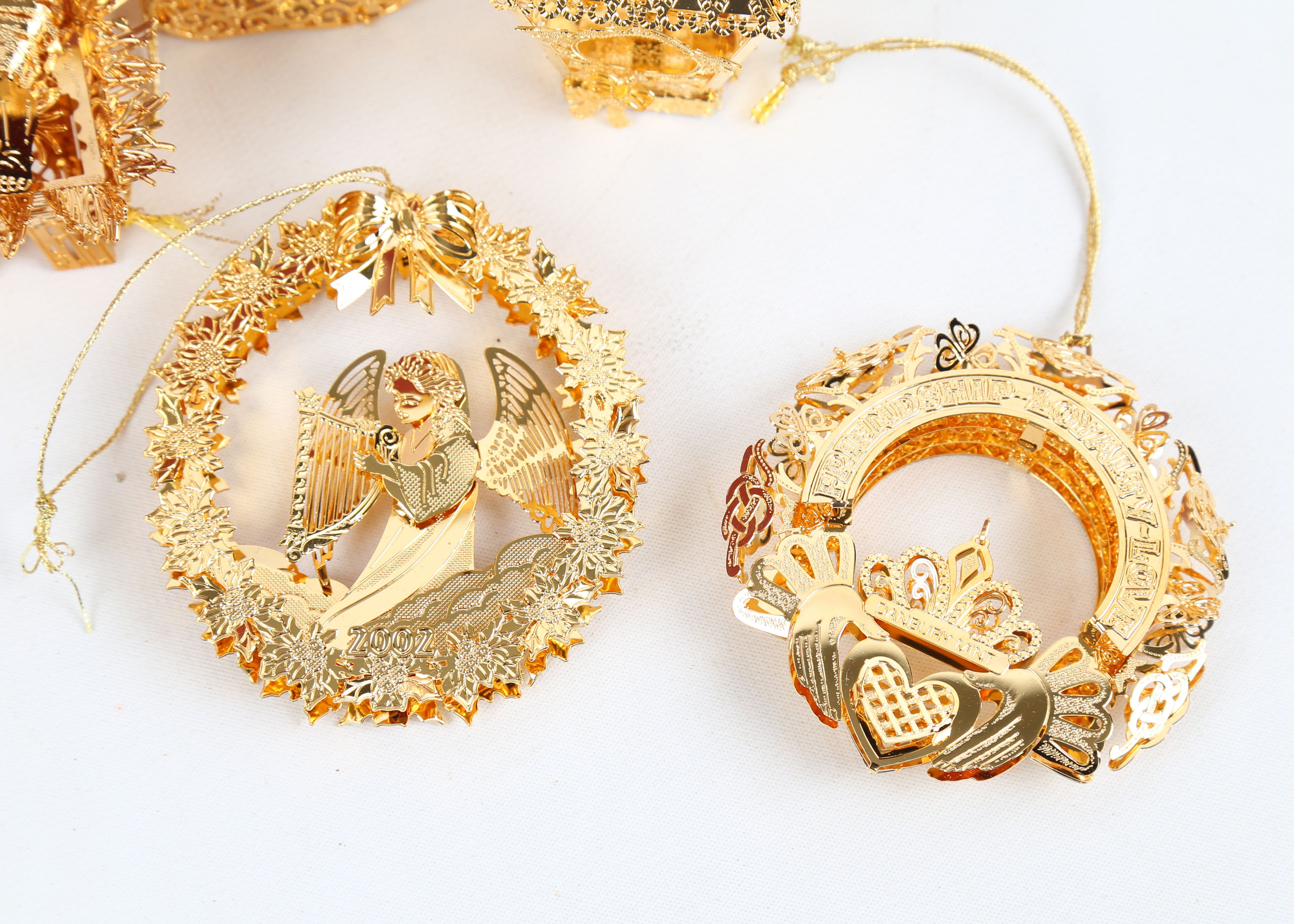 The Danbury Mint 2002 Christmas Ornament Collection