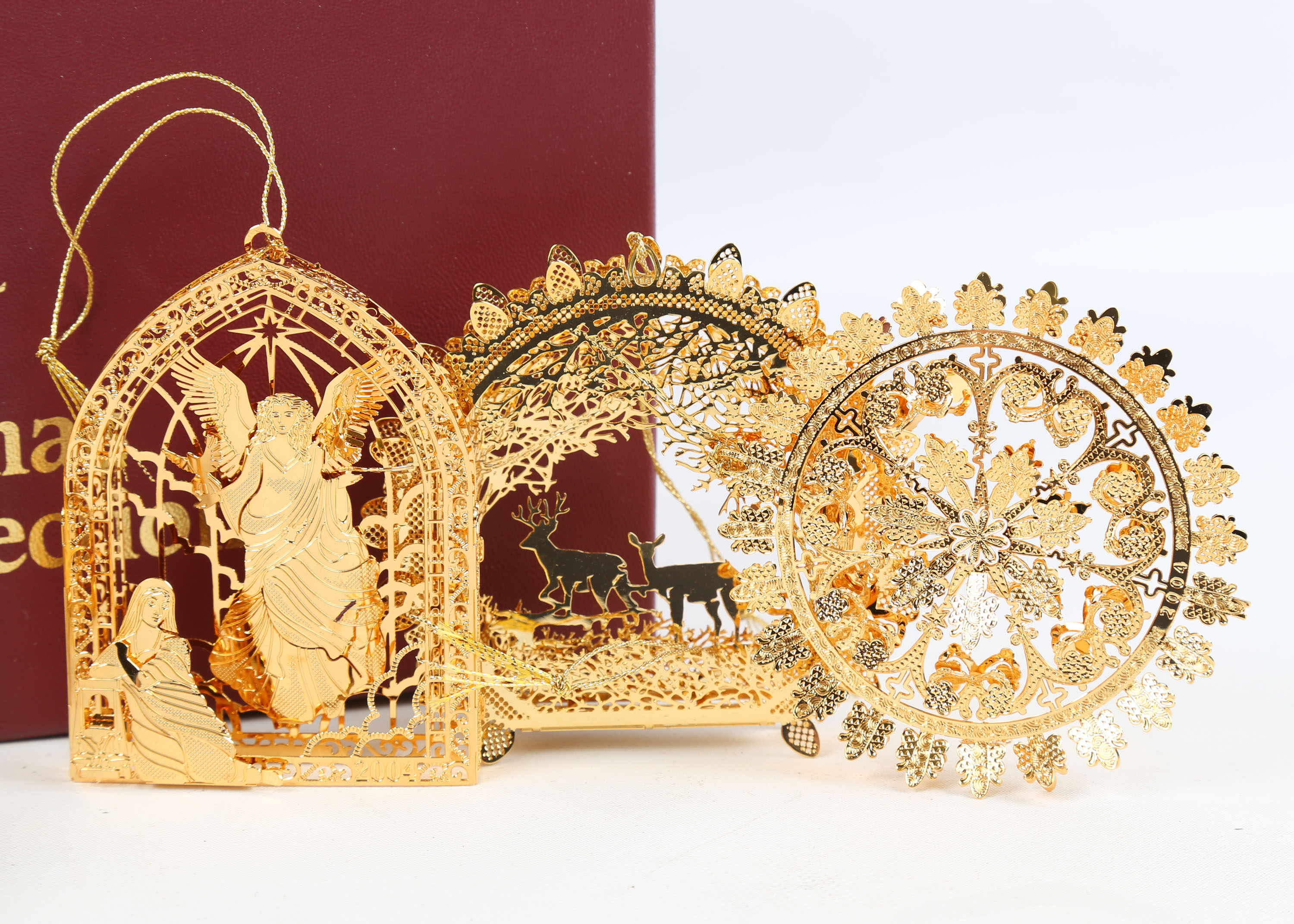 Danbury Mint "Millennium 2000" Christmas Ornament Collection