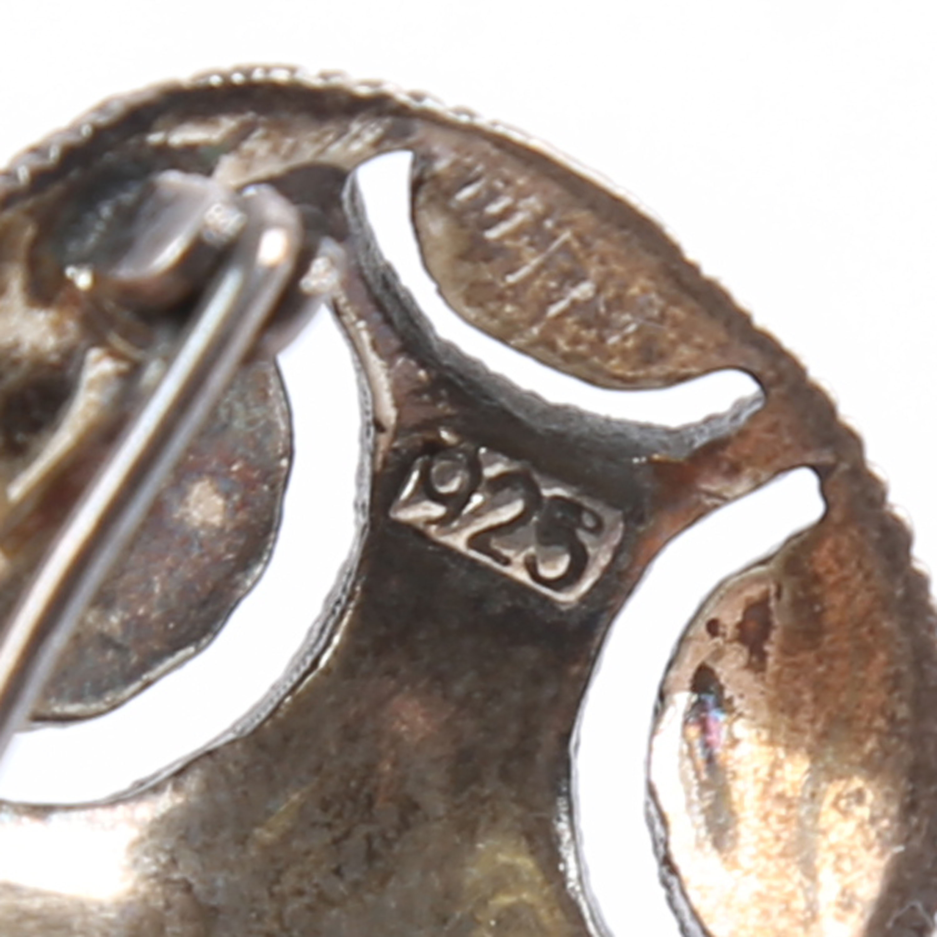 Sterling Silver and Marcasite Bow Brooch