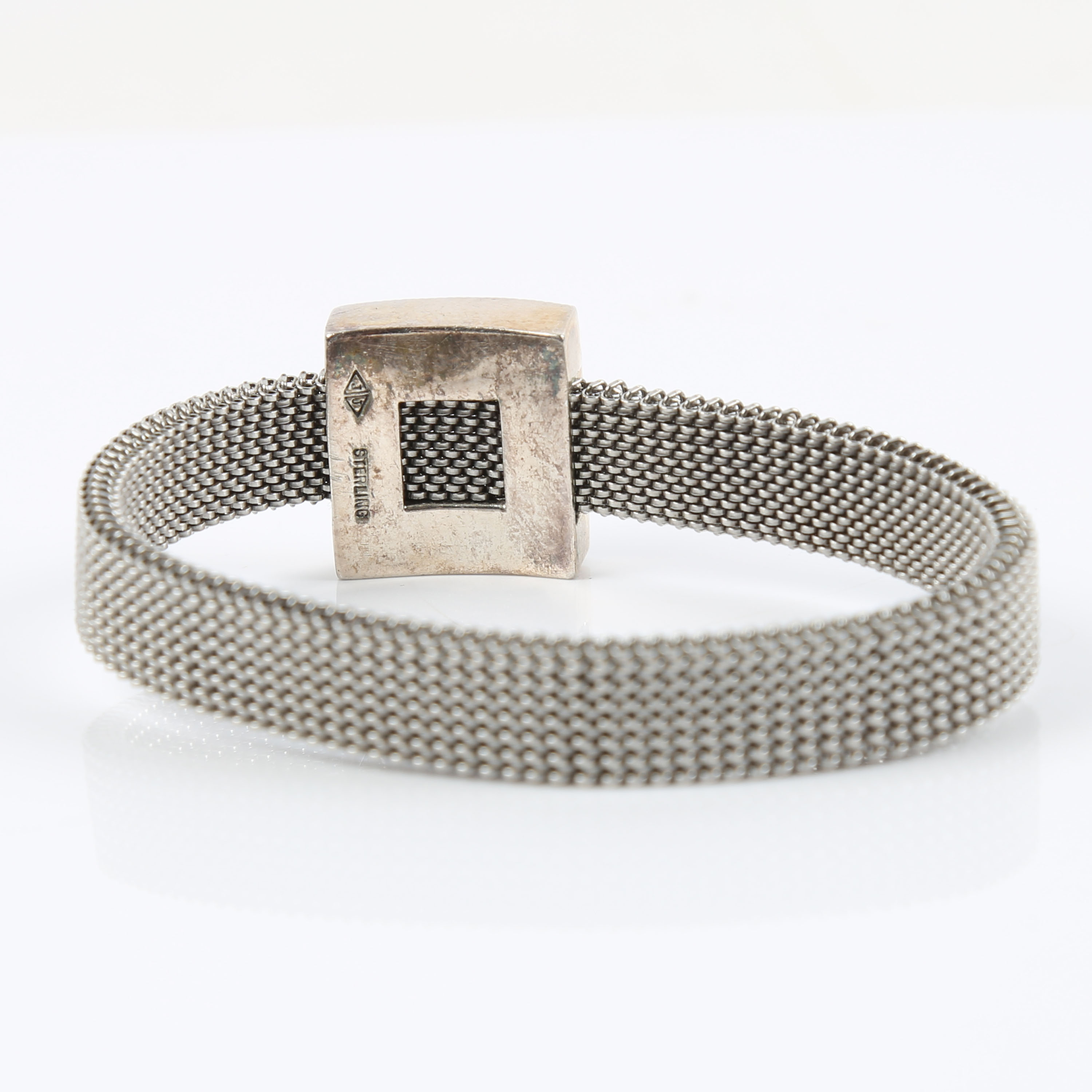 Judith Jack Sterling Silver and Marcasite Enhancer on Stretch Bracelet