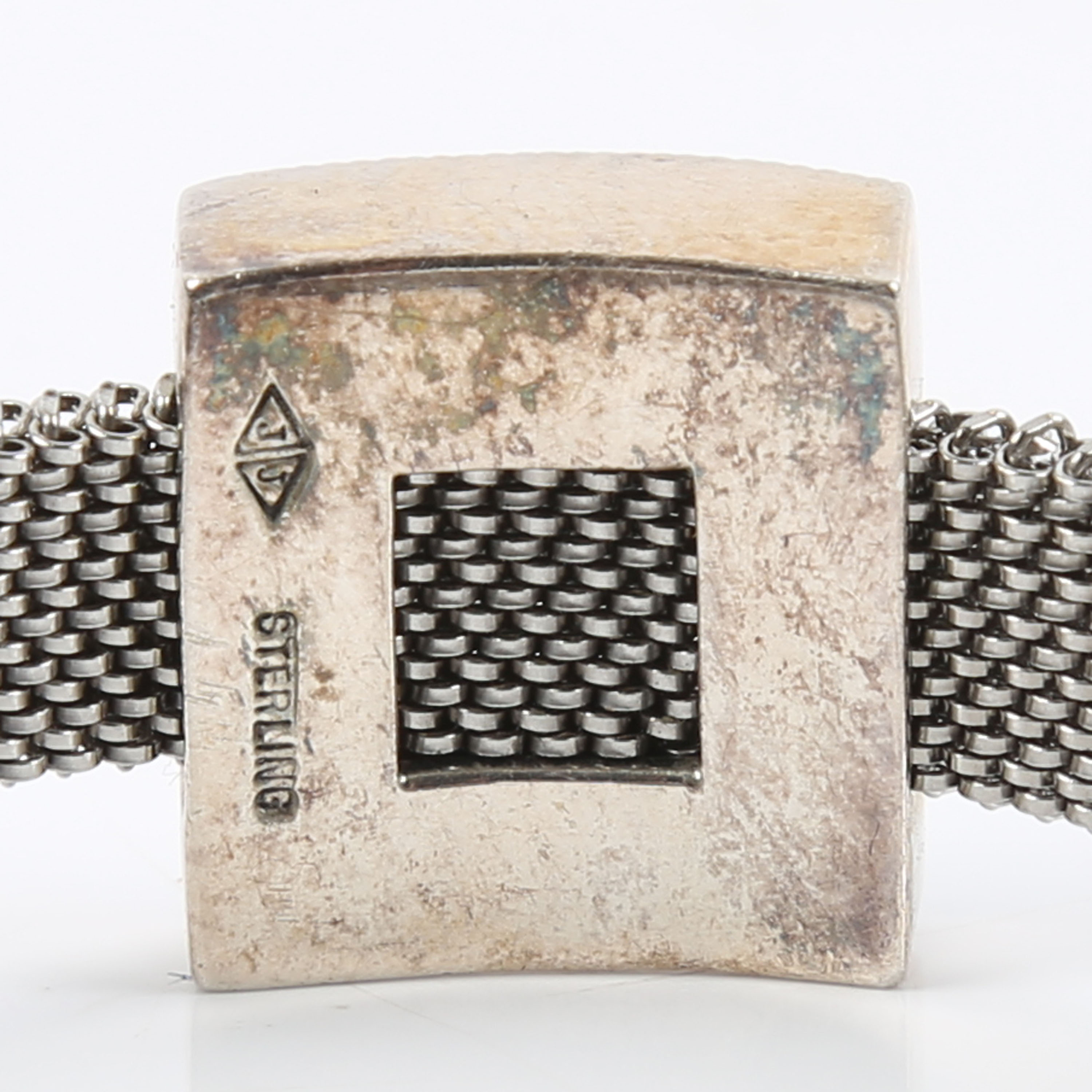 Judith Jack Sterling Silver and Marcasite Enhancer on Stretch Bracelet