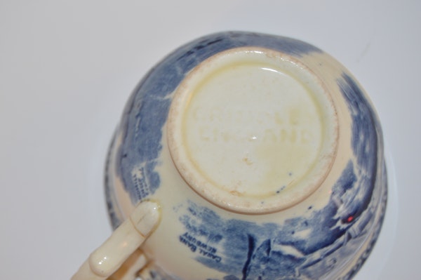 Antique Grindley "Scenes After Constable" Blue English China