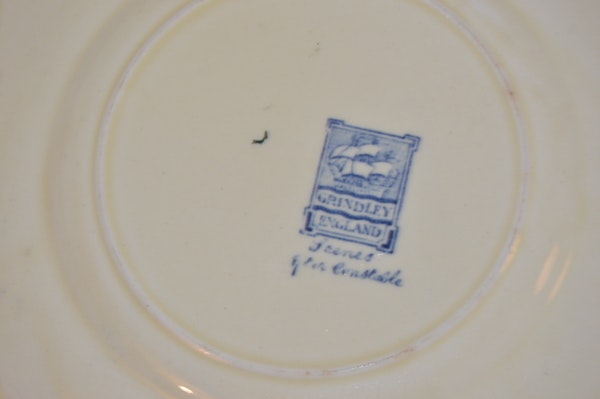 Antique Grindley "Scenes After Constable" Blue English China