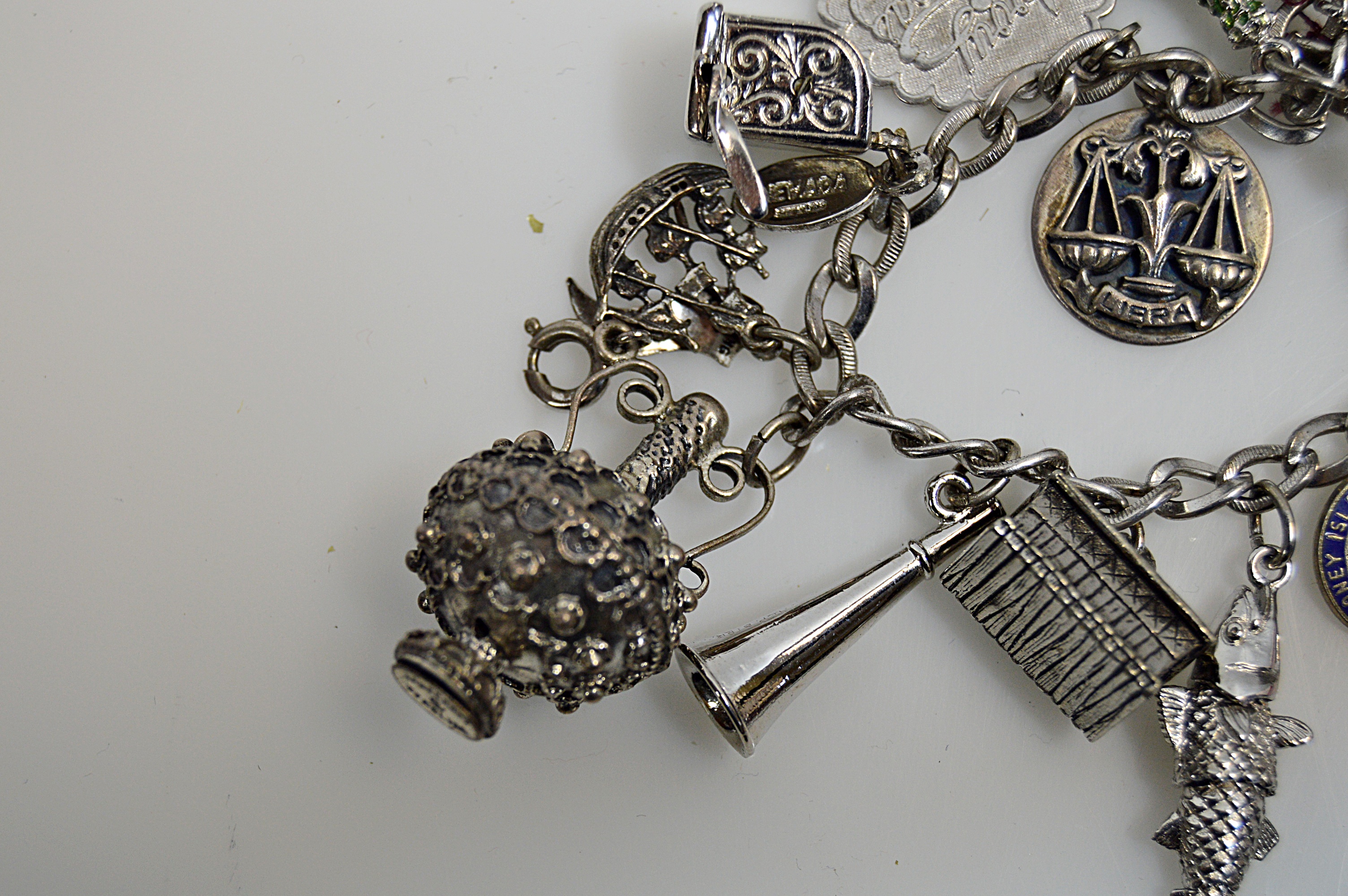 Sterling Silver Charm Bracelet