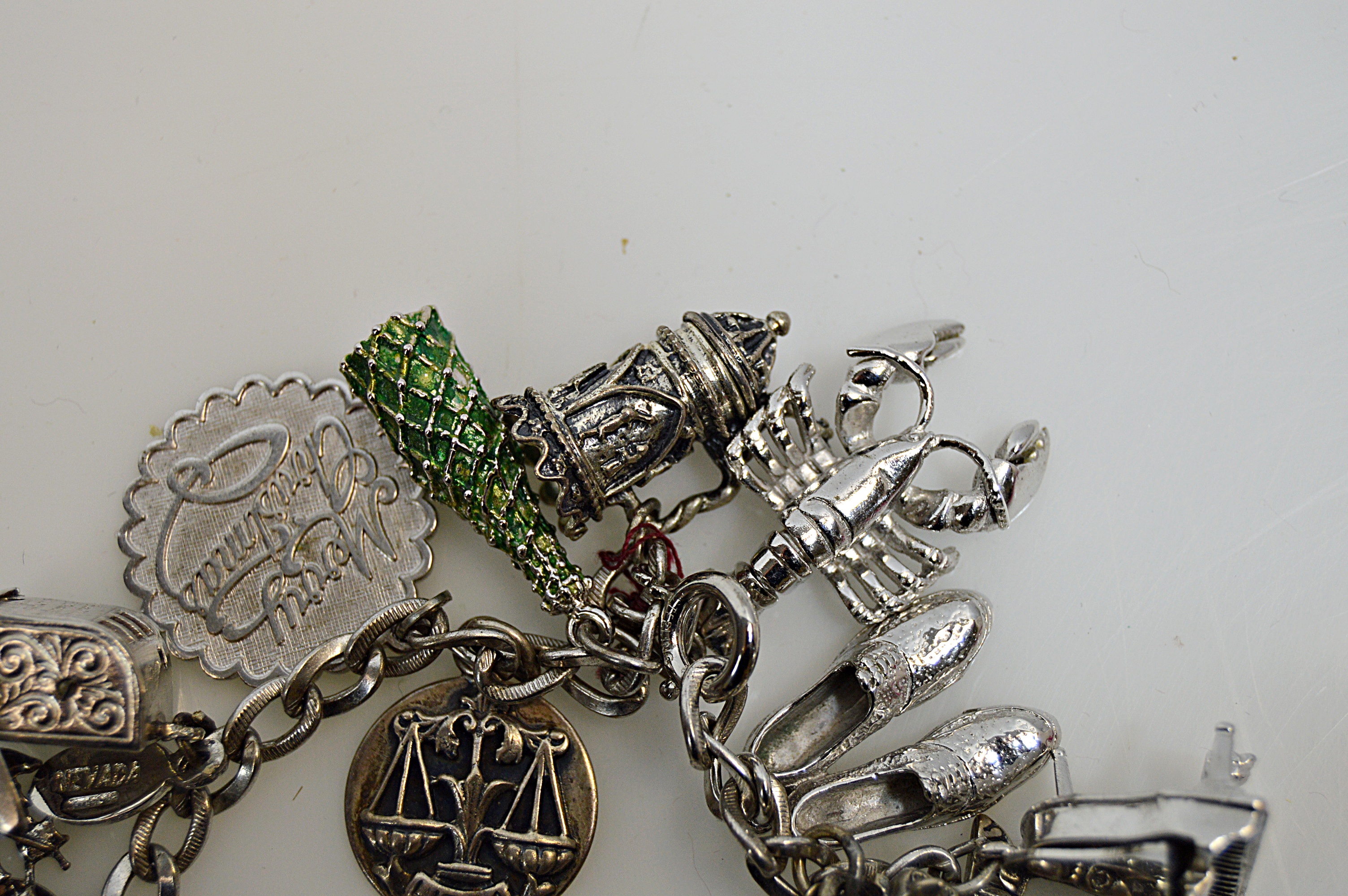 Sterling Silver Charm Bracelet