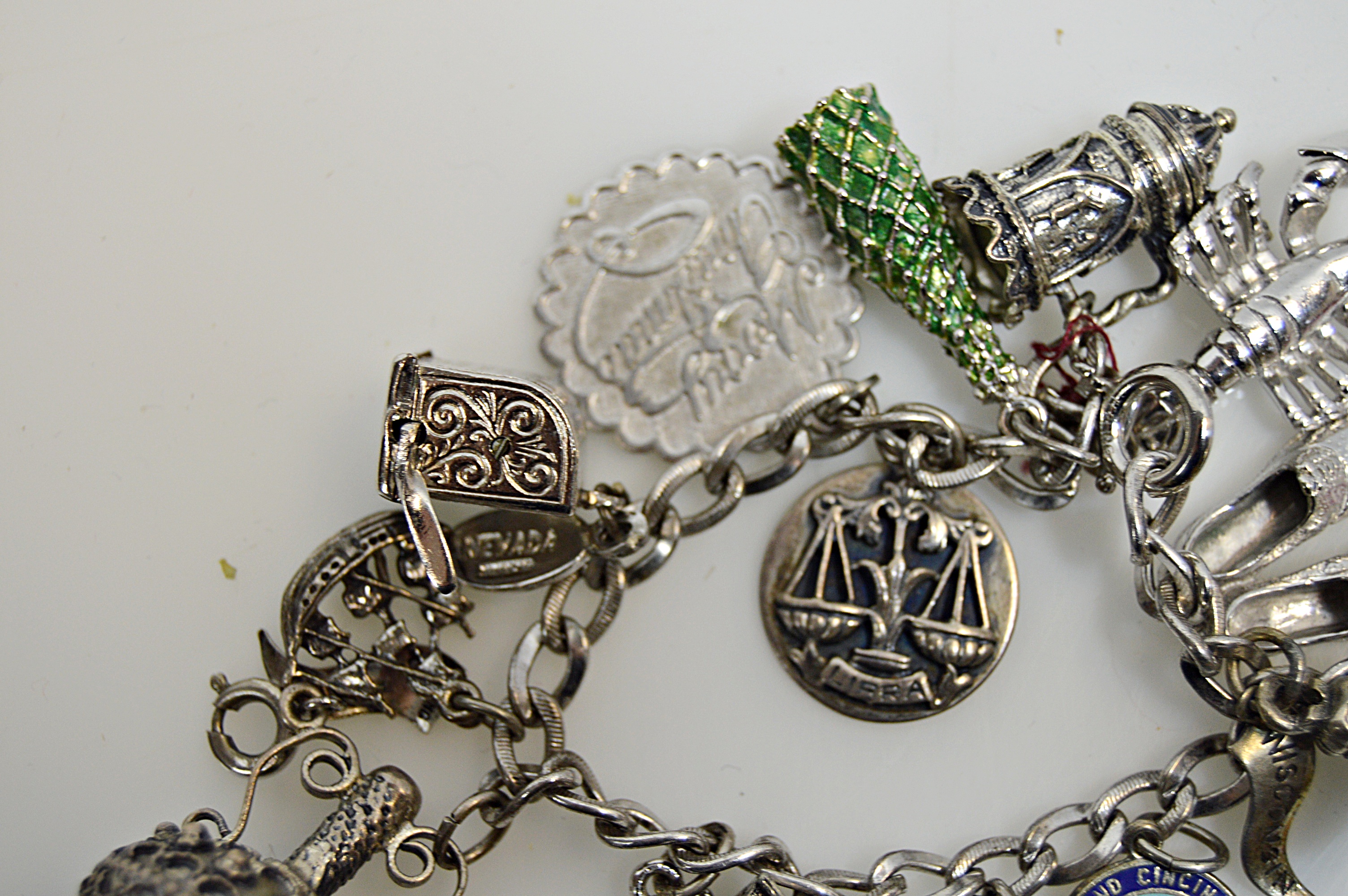 Sterling Silver Charm Bracelet