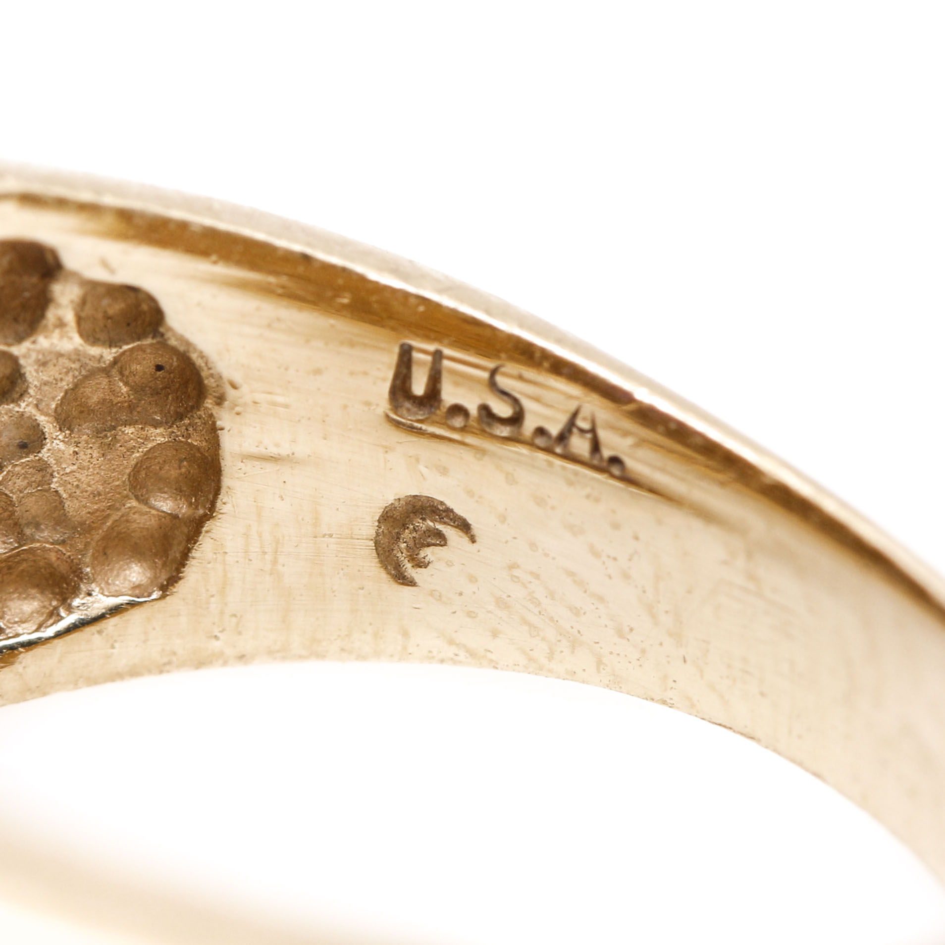 14K Yellow Gold Amethyst Ring