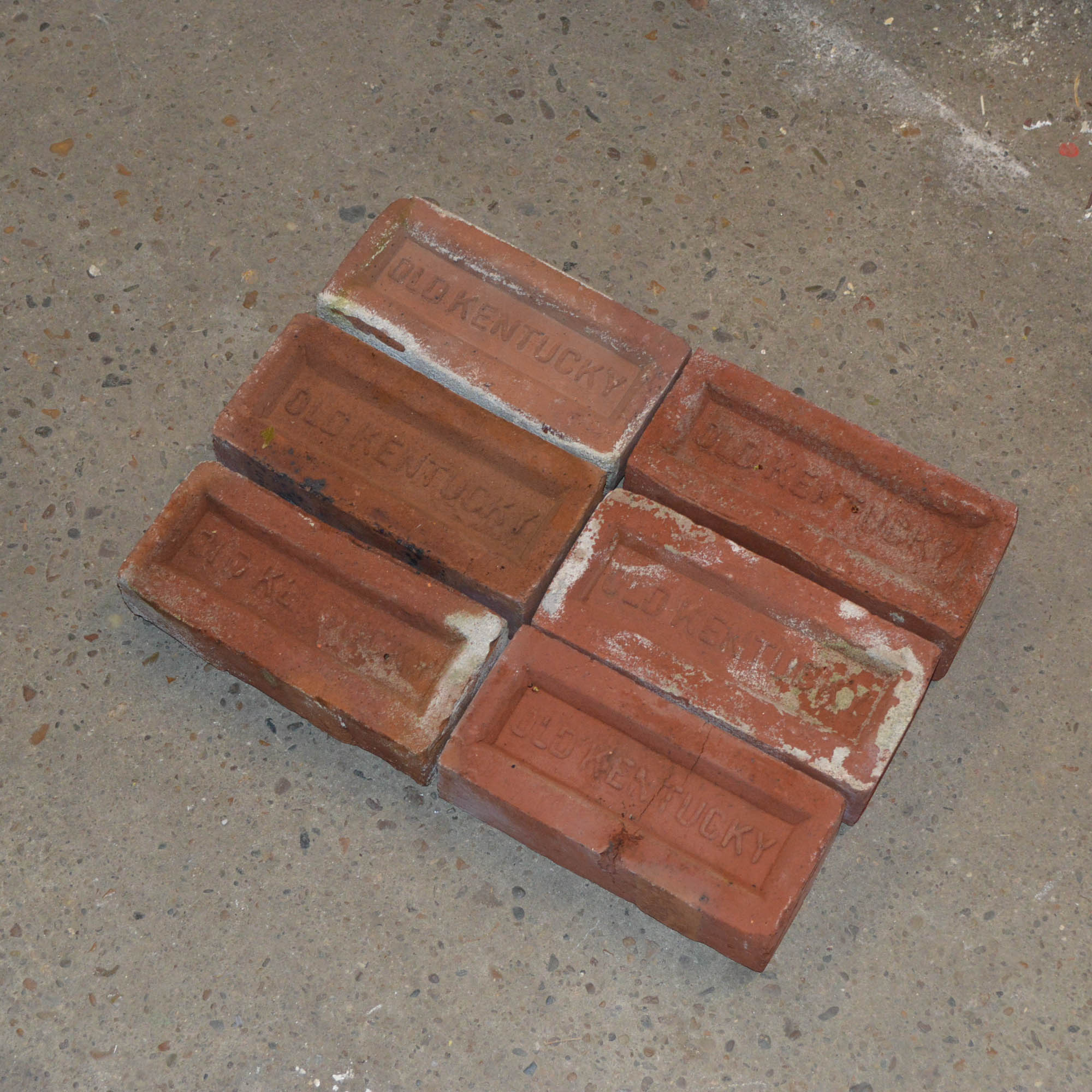 Antique Clay "Old Kentucky" Bricks