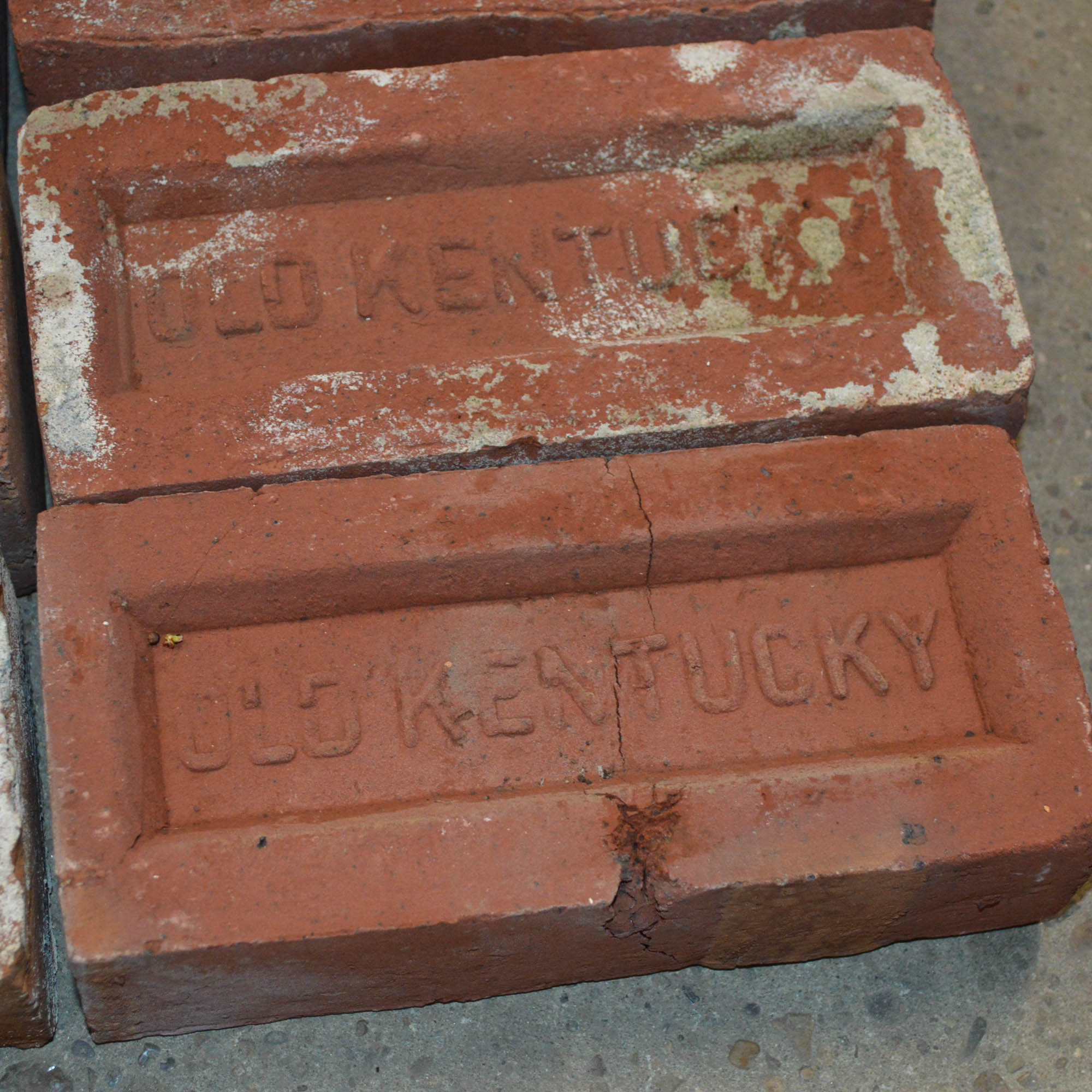 Antique Clay "Old Kentucky" Bricks