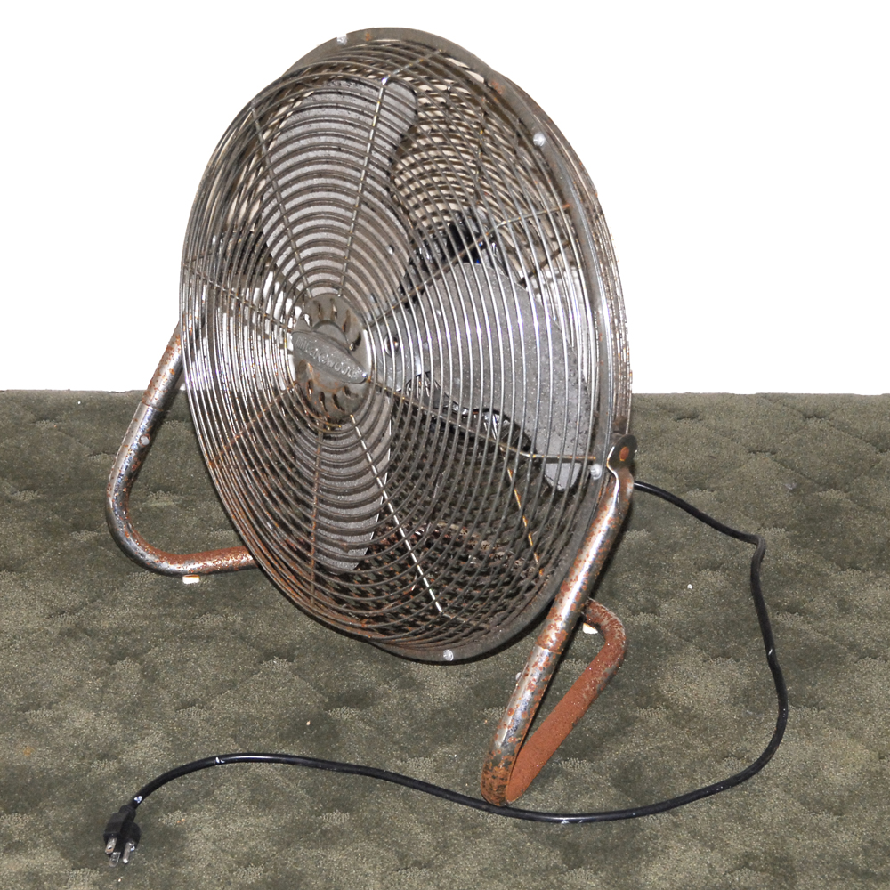 Vintage Lakewood Industrial Floor Fan