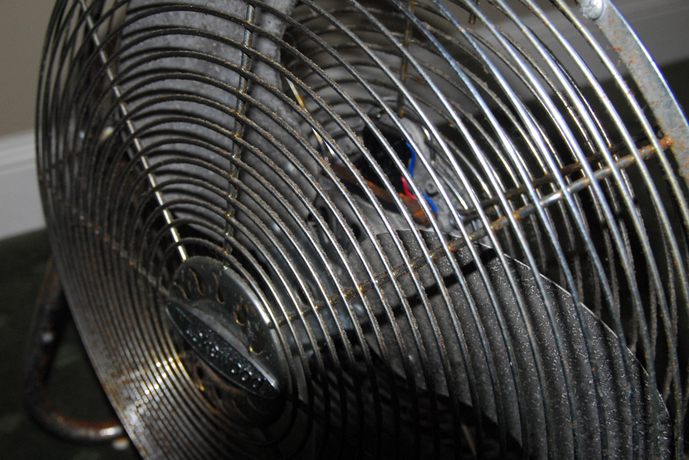 Vintage Lakewood Industrial Floor Fan