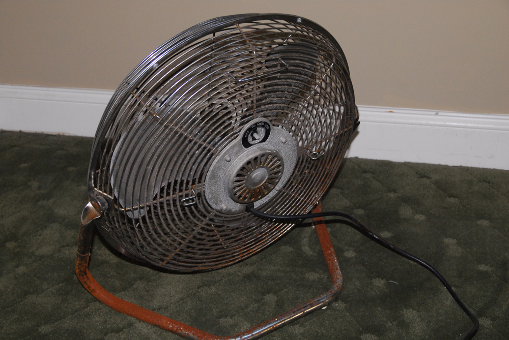 Vintage Lakewood Industrial Floor Fan