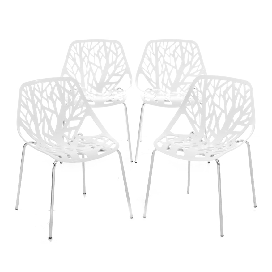 Set of Four Contemporary Modern Chairs