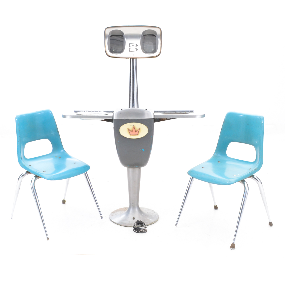 Vintage Brunswick Bowling Console with Chairs