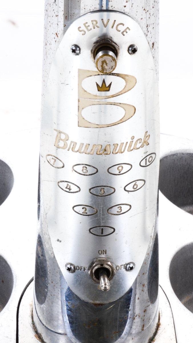 Vintage Brunswick Bowling Console with Chairs