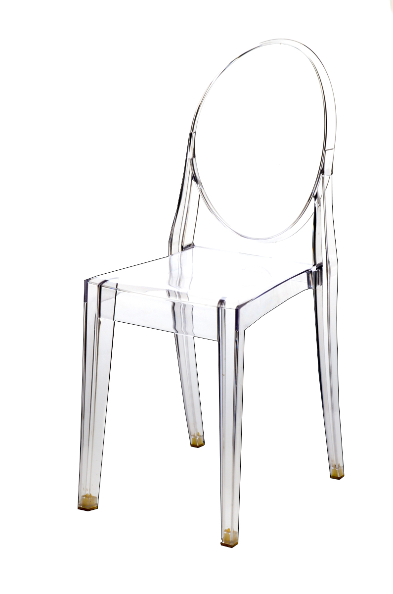 Set of Four Starck Style "Ghost" Chairs