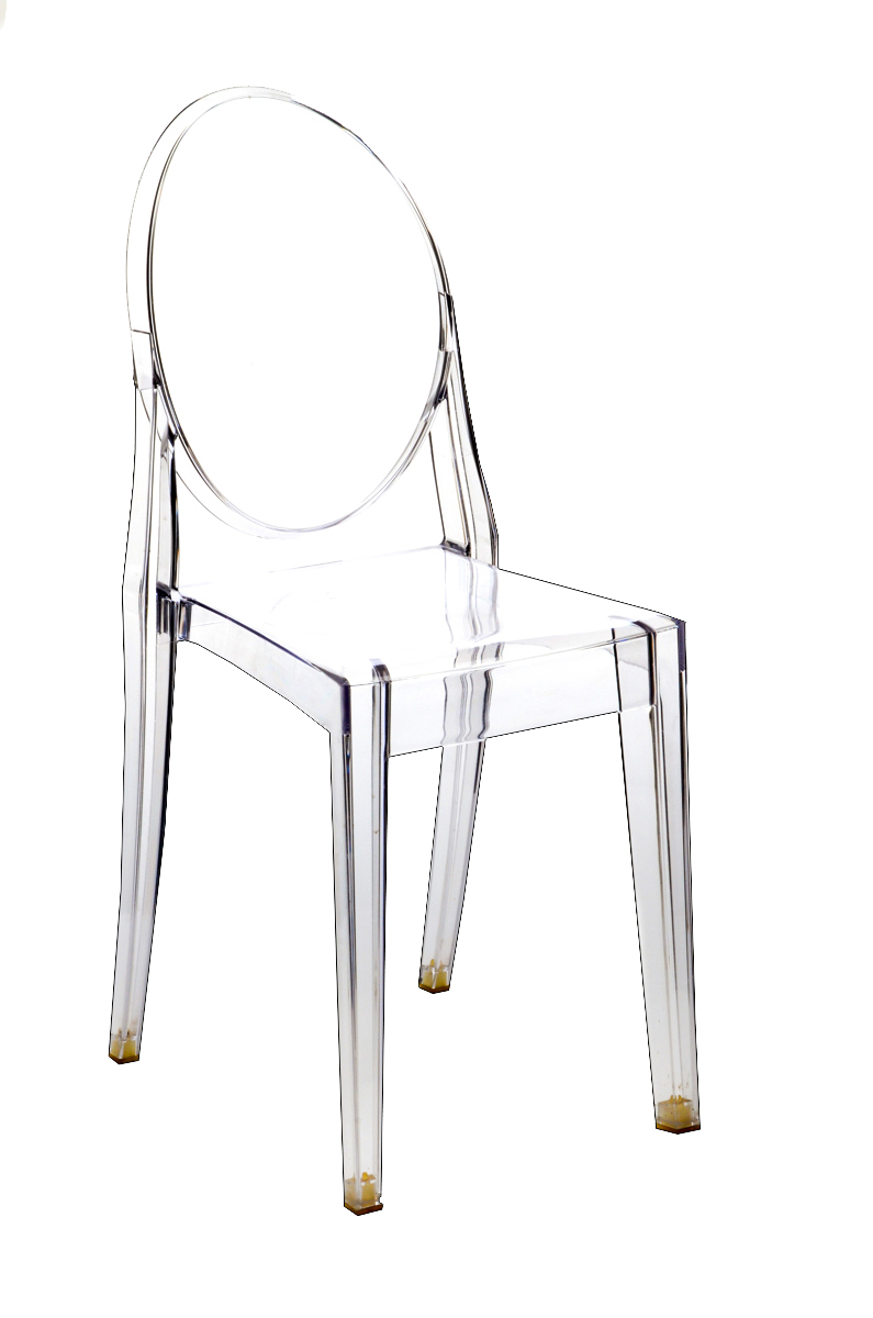 Set of Four Starck Style "Ghost" Chairs