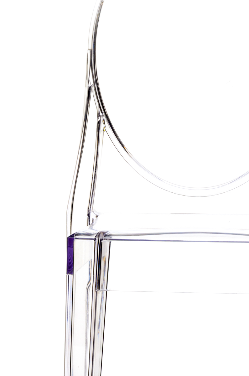 Set of Four Starck Style "Ghost" Chairs