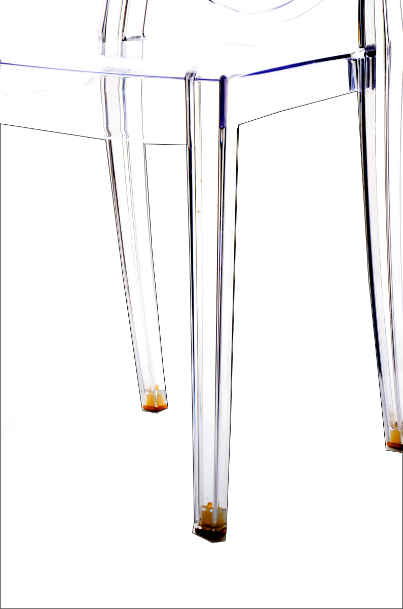 Set of Four Starck Style "Ghost" Chairs