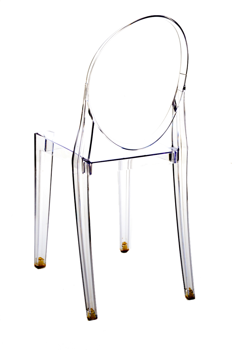 Set of Four Starck Style "Ghost" Chairs