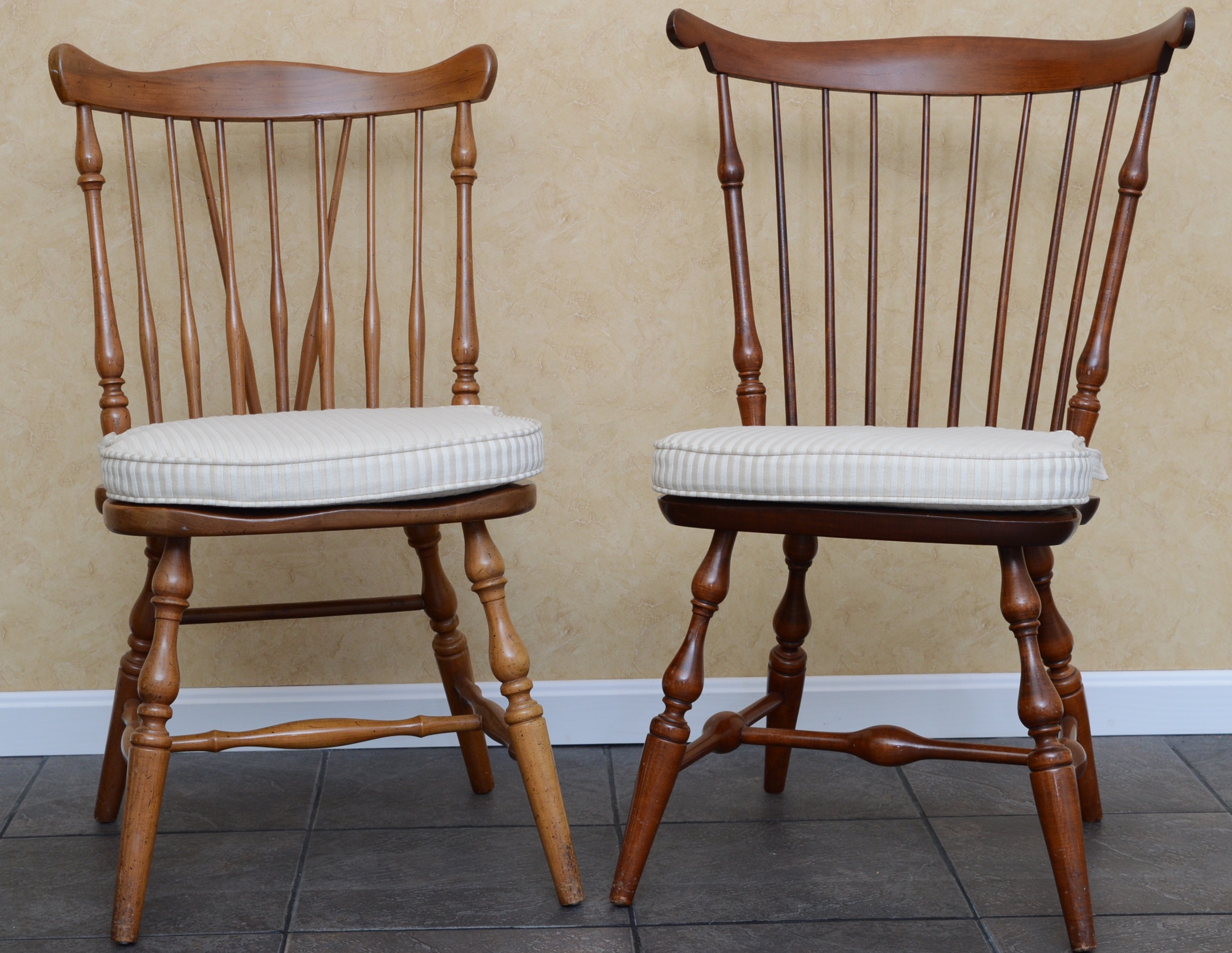 Pairing of Vintage Windsor-Style Chairs