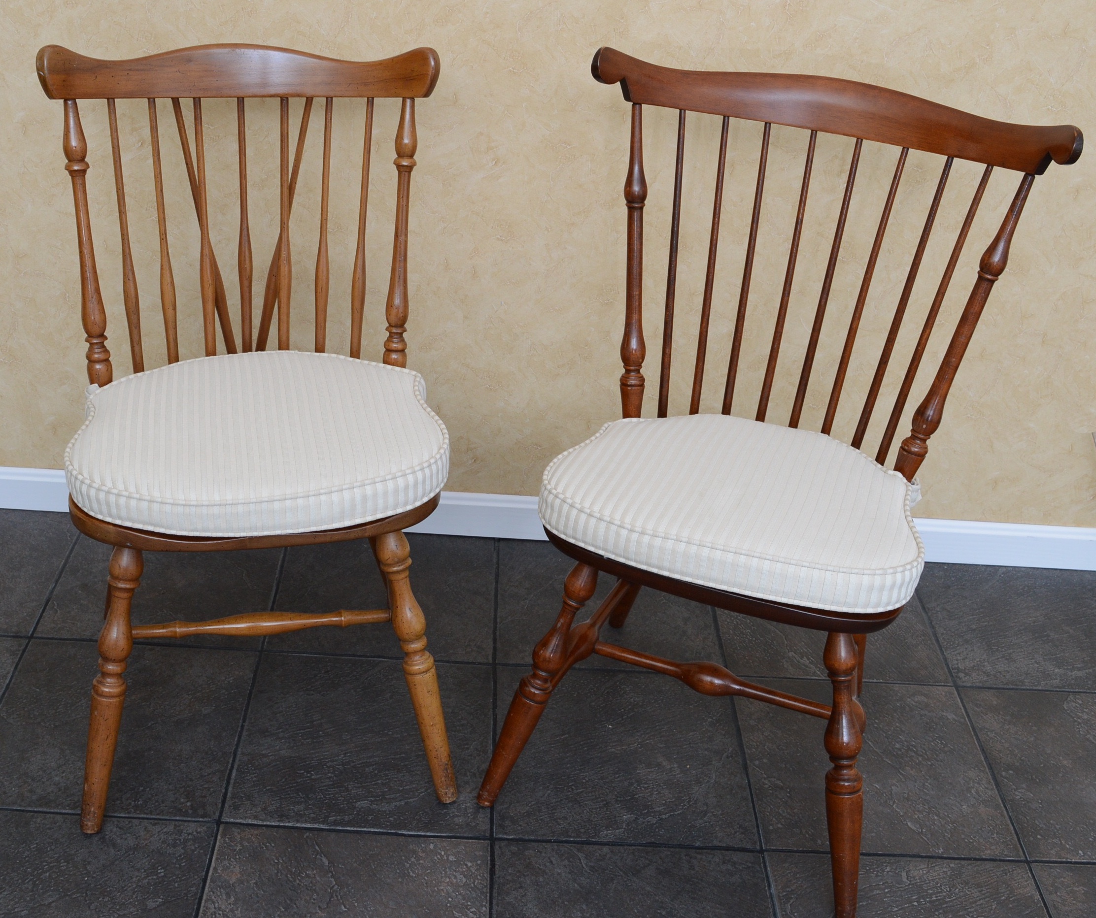Pairing of Vintage Windsor-Style Chairs