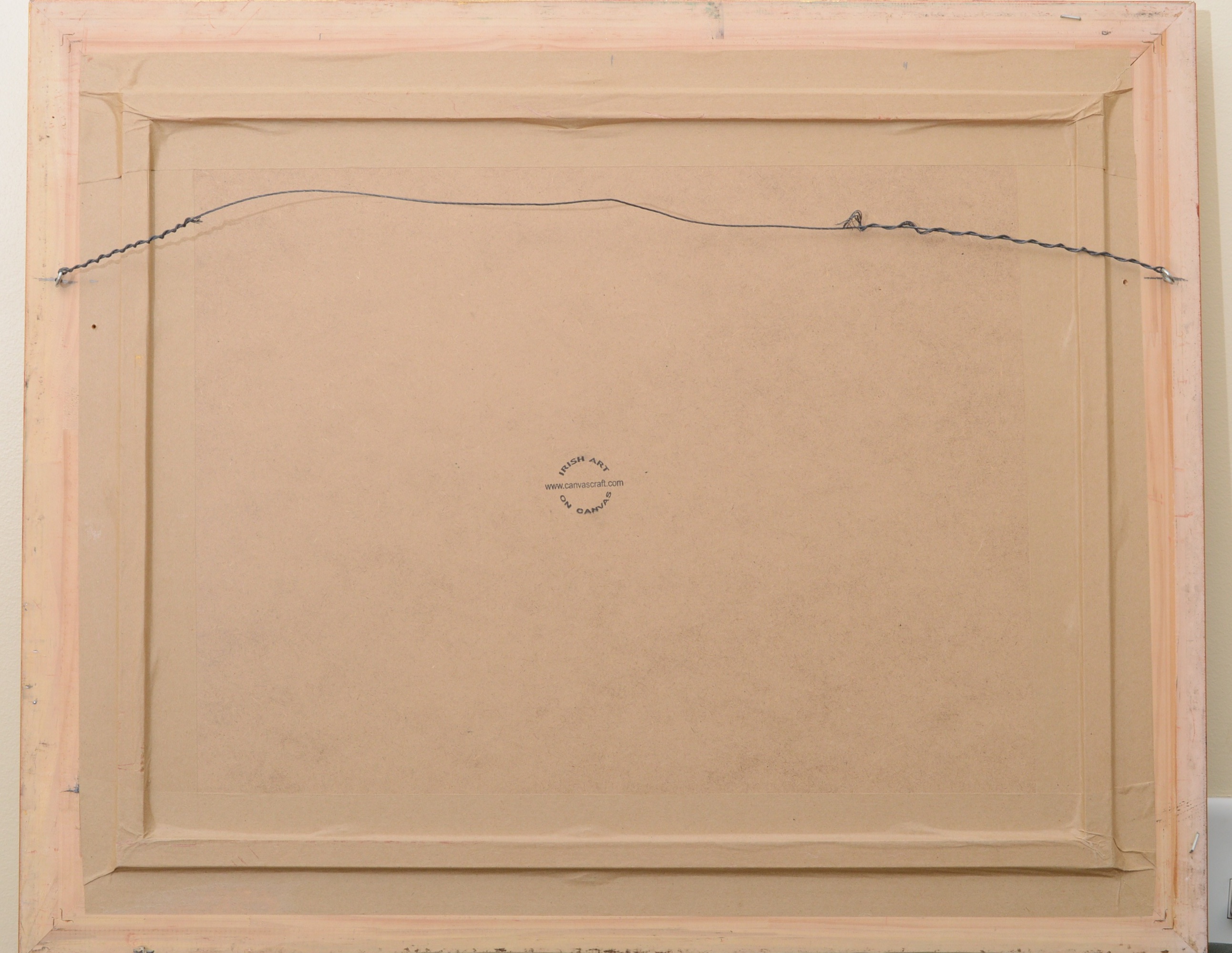 After Stanley Royle Offset Lithograph on Canvas "The Goose Girl"