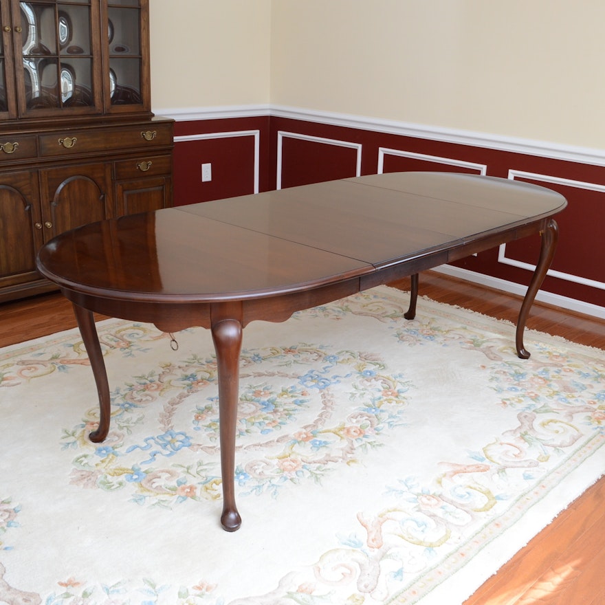 Queen Anne-Style Extension Table by Monitor Furniture Company