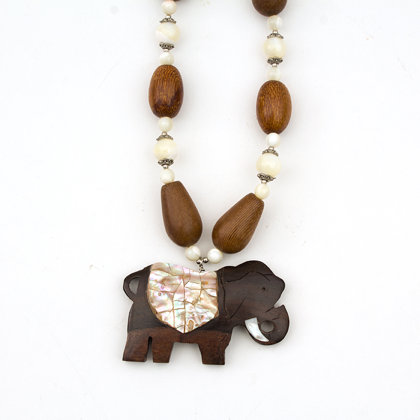 Beaded Lee Sands Necklaces with Shell Animal Pendants