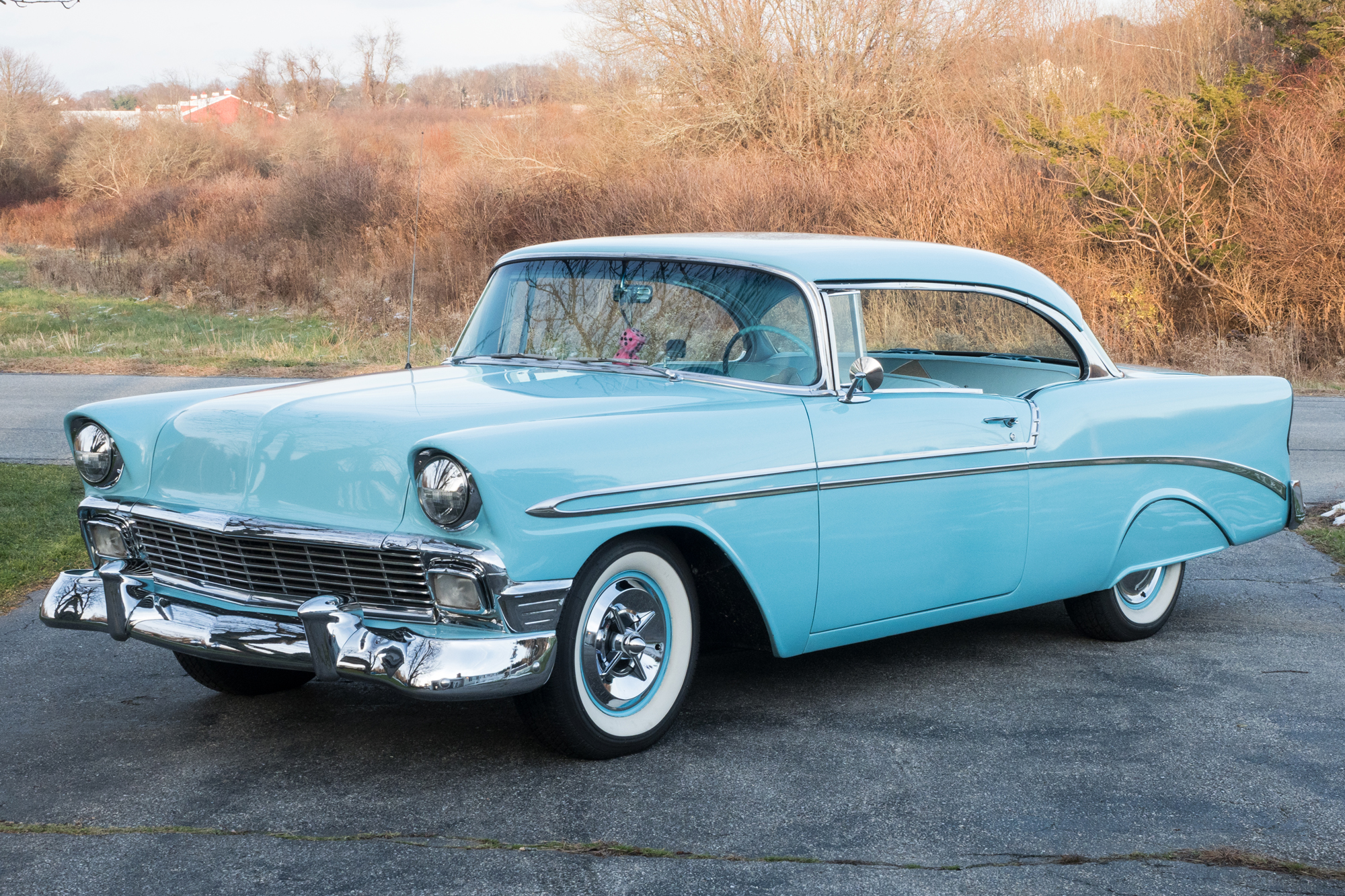 1956 Chevrolet Bel Air Nassau Blue Hardtop Coupe