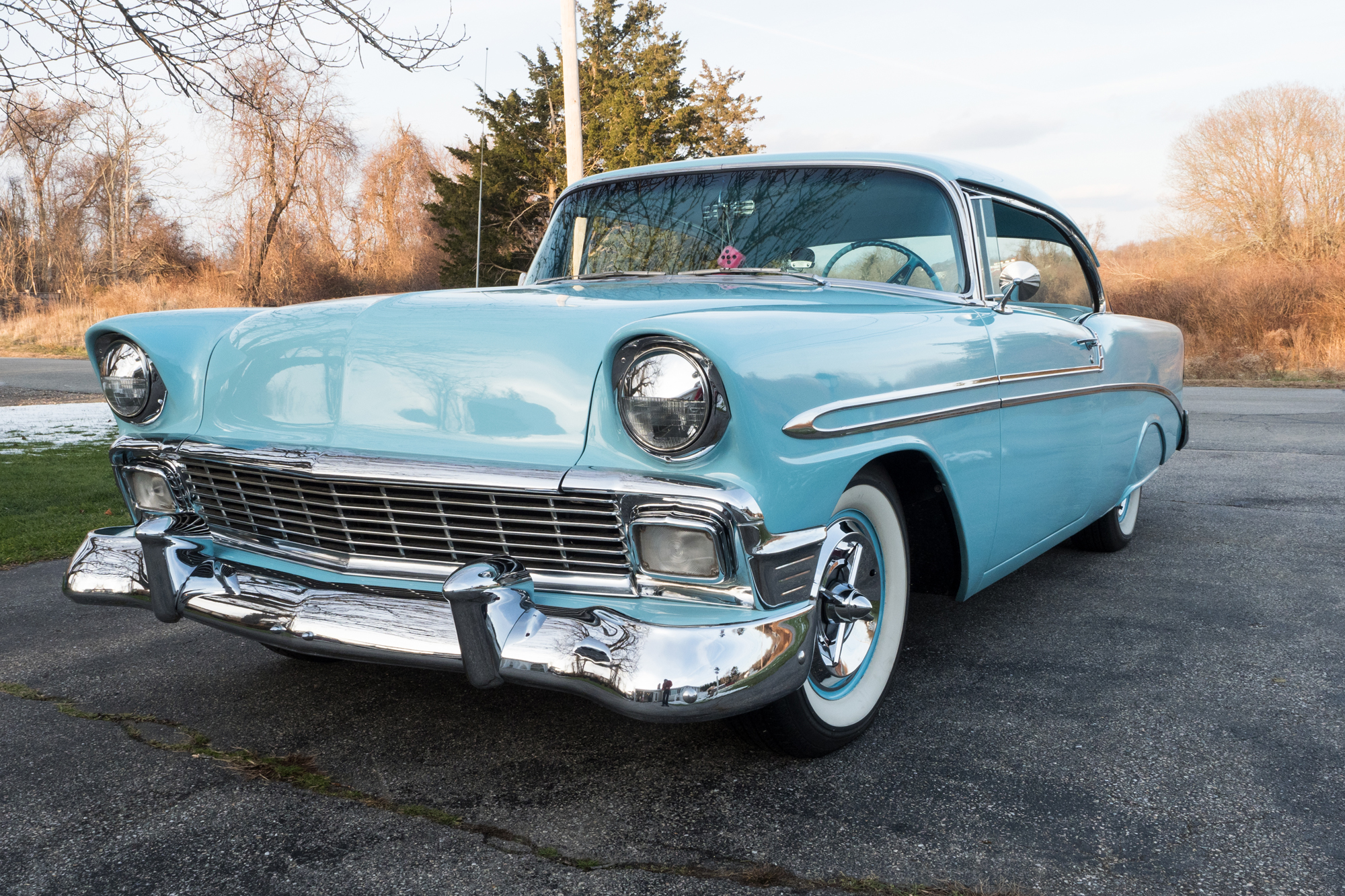1956 Chevrolet Bel Air Nassau Blue Hardtop Coupe