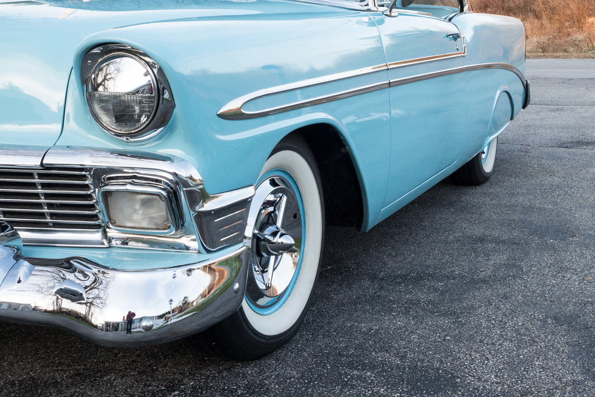 1956 Chevrolet Bel Air Nassau Blue Hardtop Coupe