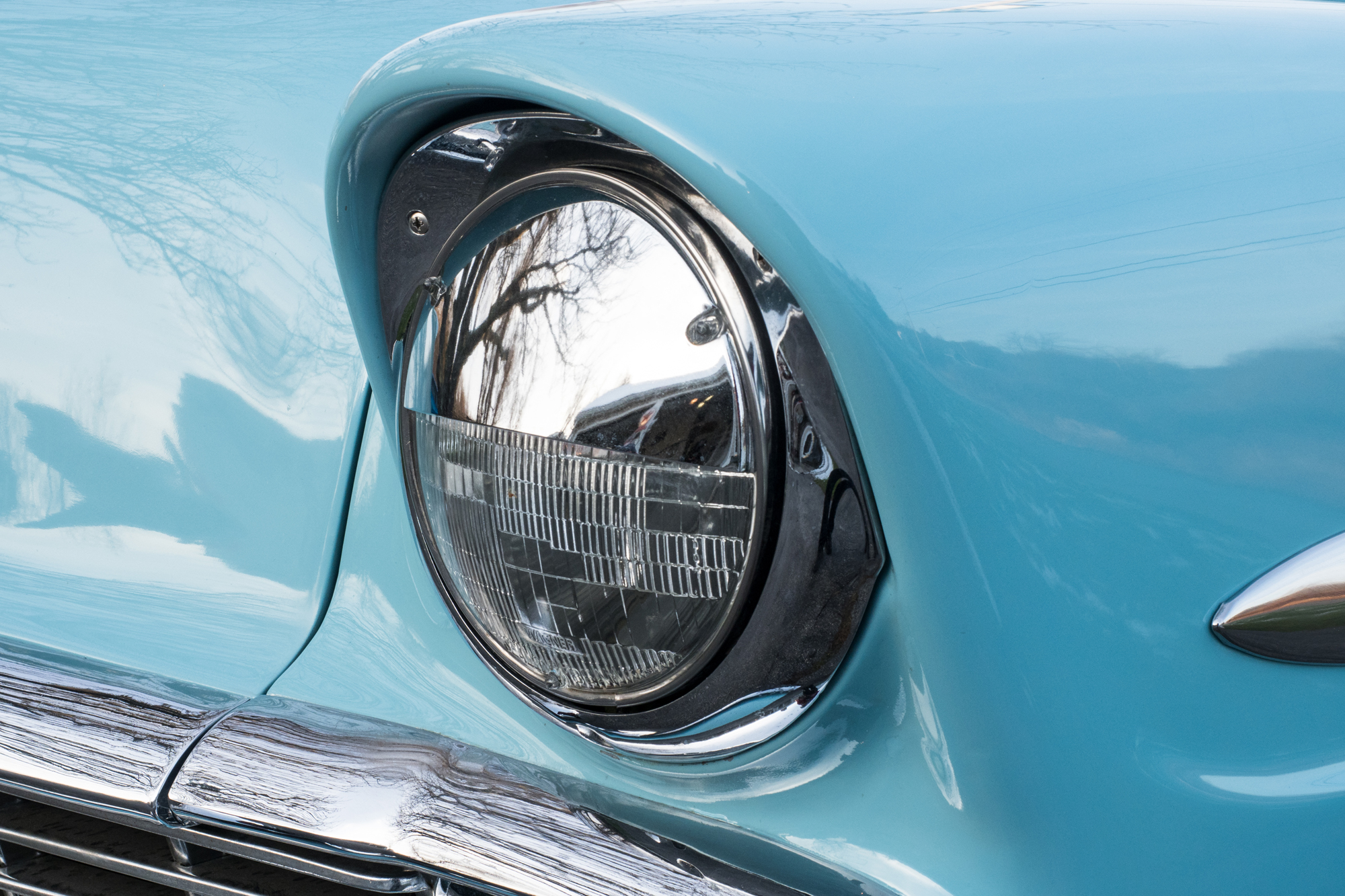 1956 Chevrolet Bel Air Nassau Blue Hardtop Coupe