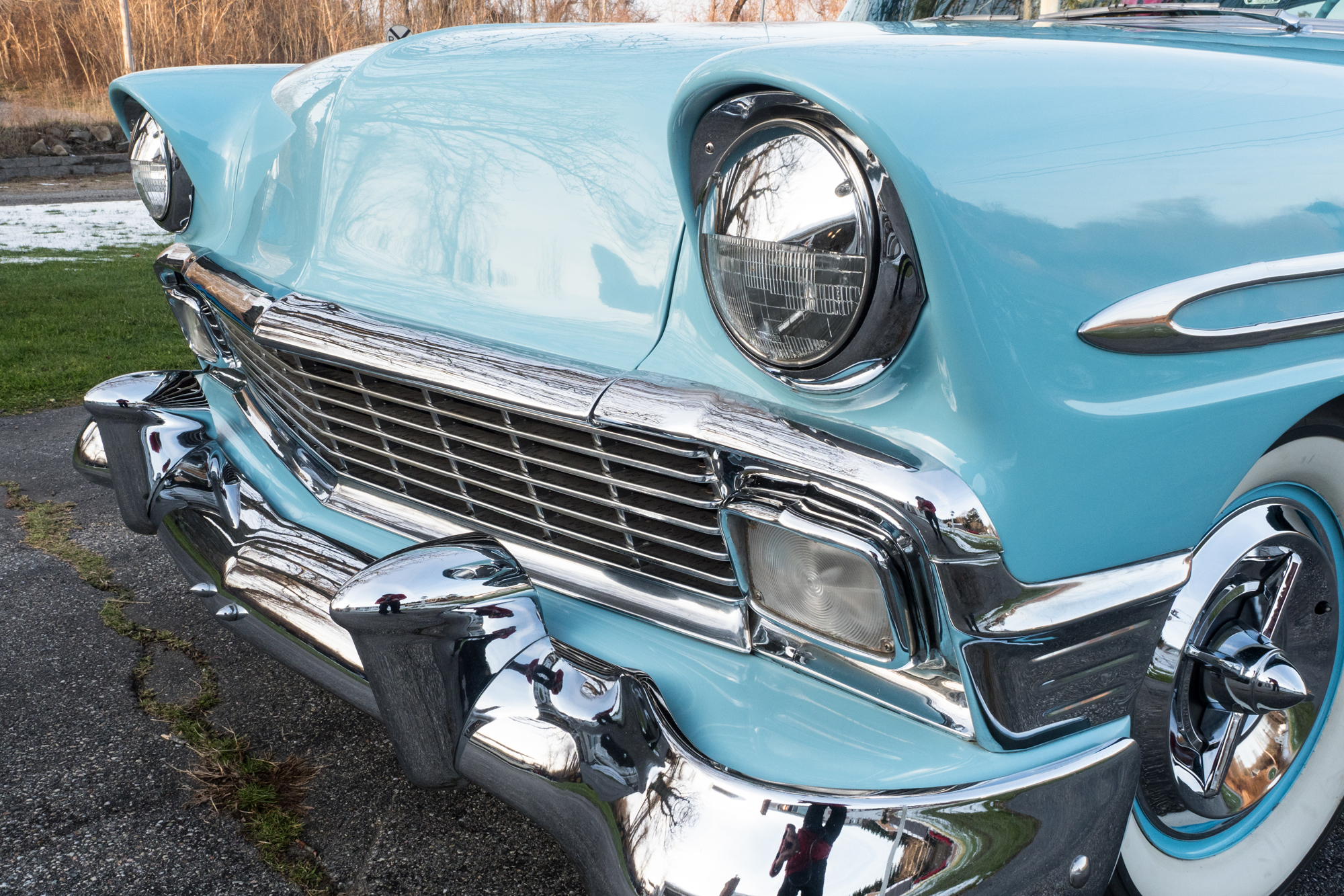 1956 Chevrolet Bel Air Nassau Blue Hardtop Coupe