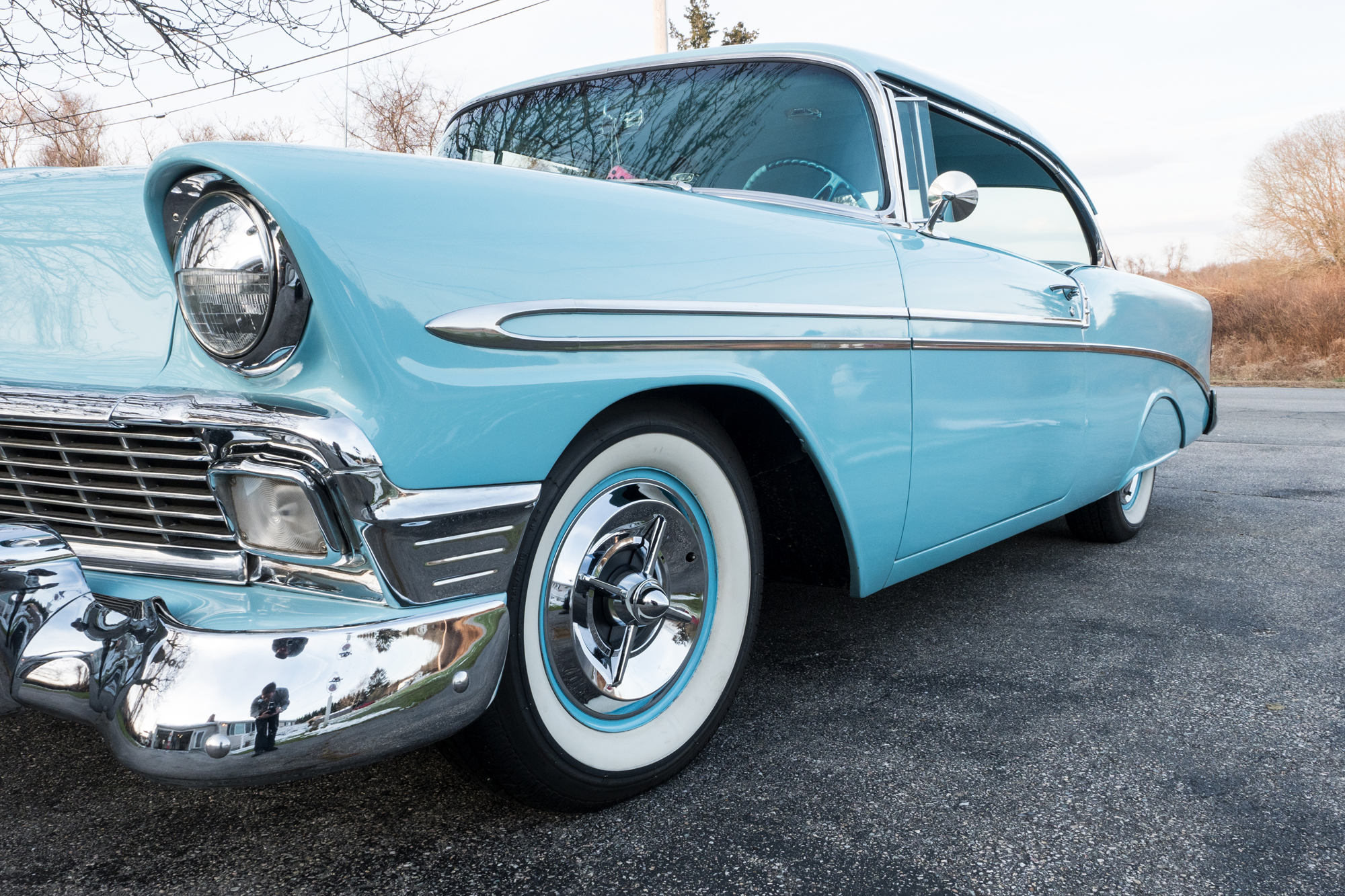 1956 Chevrolet Bel Air Nassau Blue Hardtop Coupe