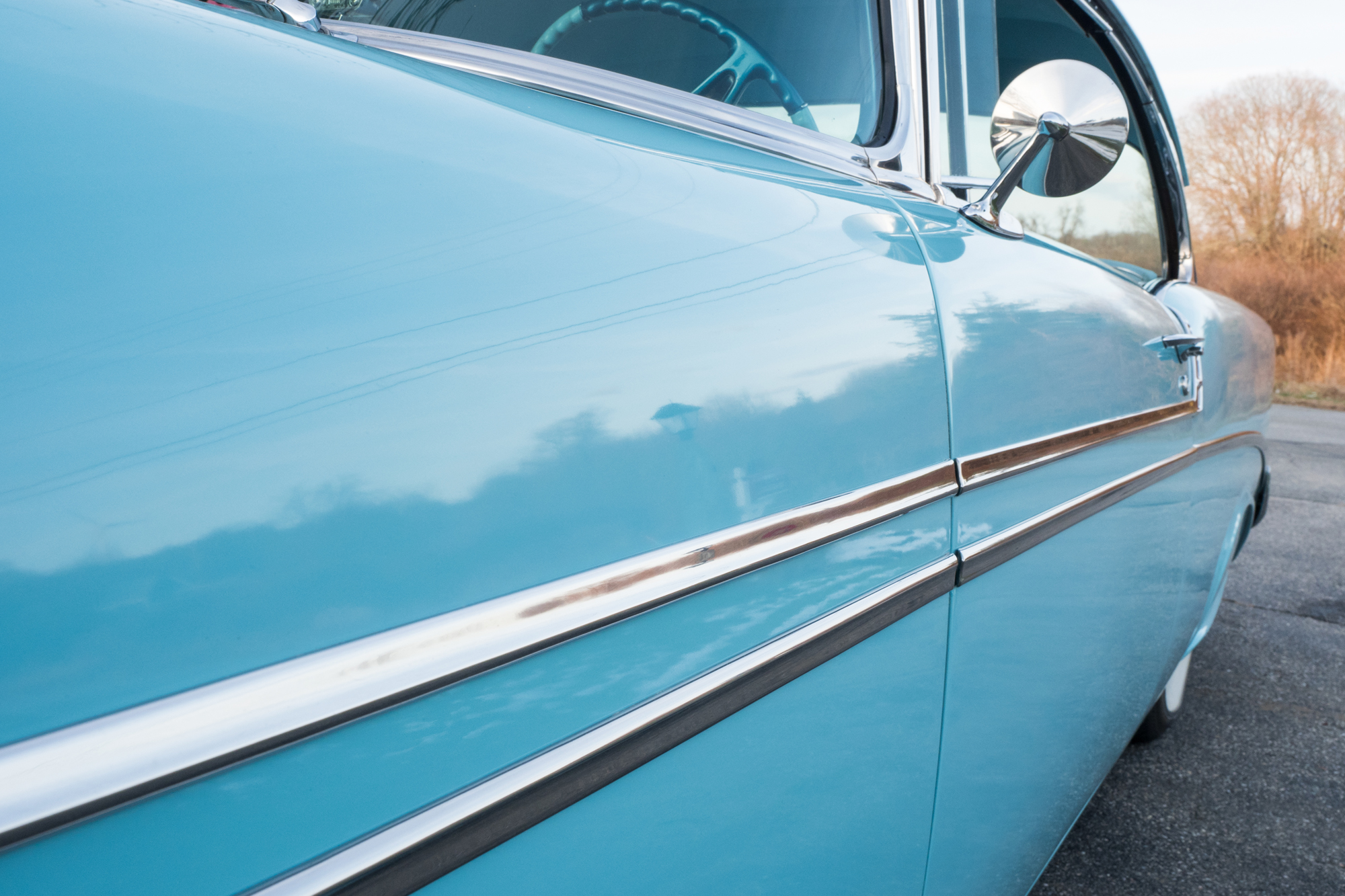 1956 Chevrolet Bel Air Nassau Blue Hardtop Coupe