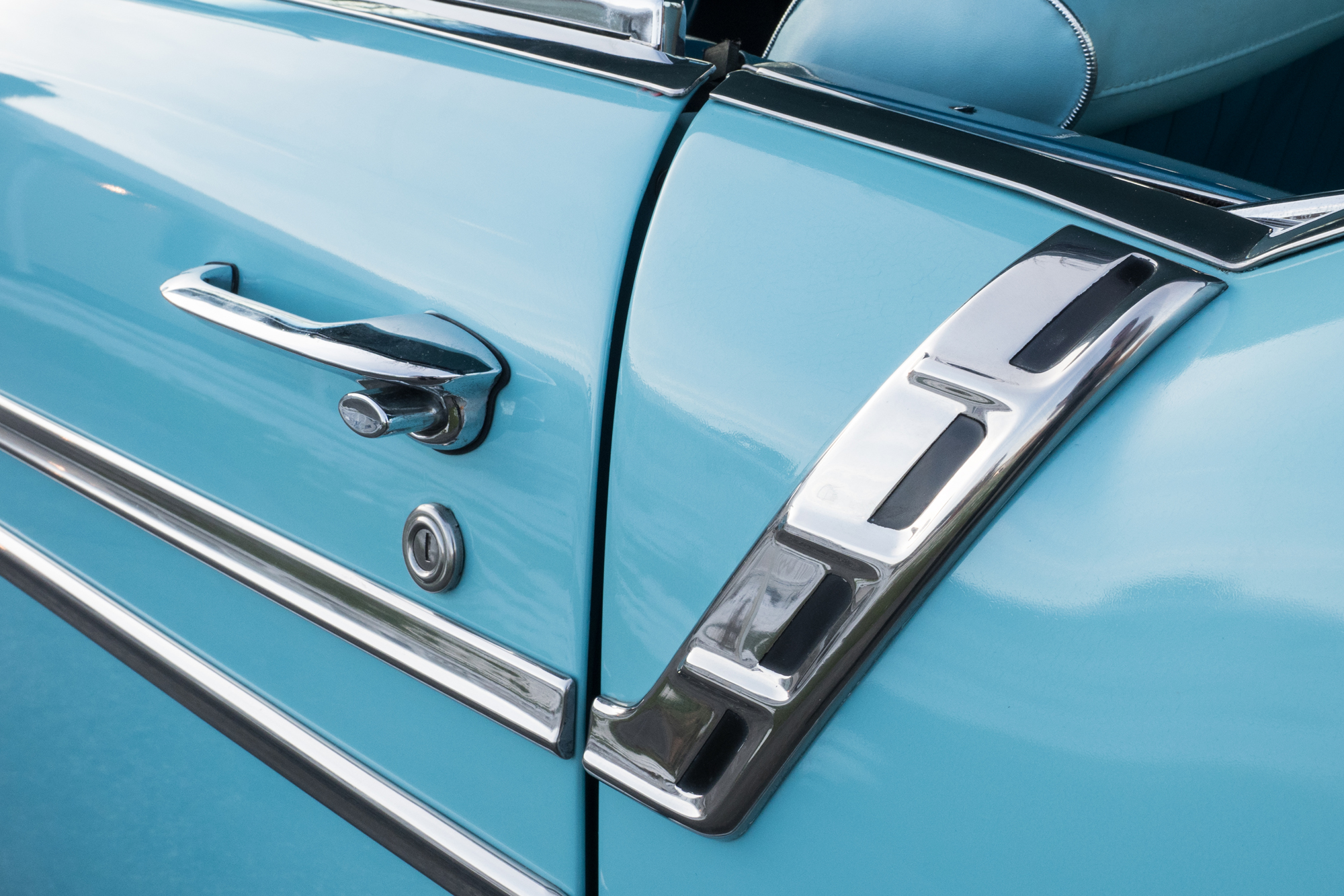 1956 Chevrolet Bel Air Nassau Blue Hardtop Coupe