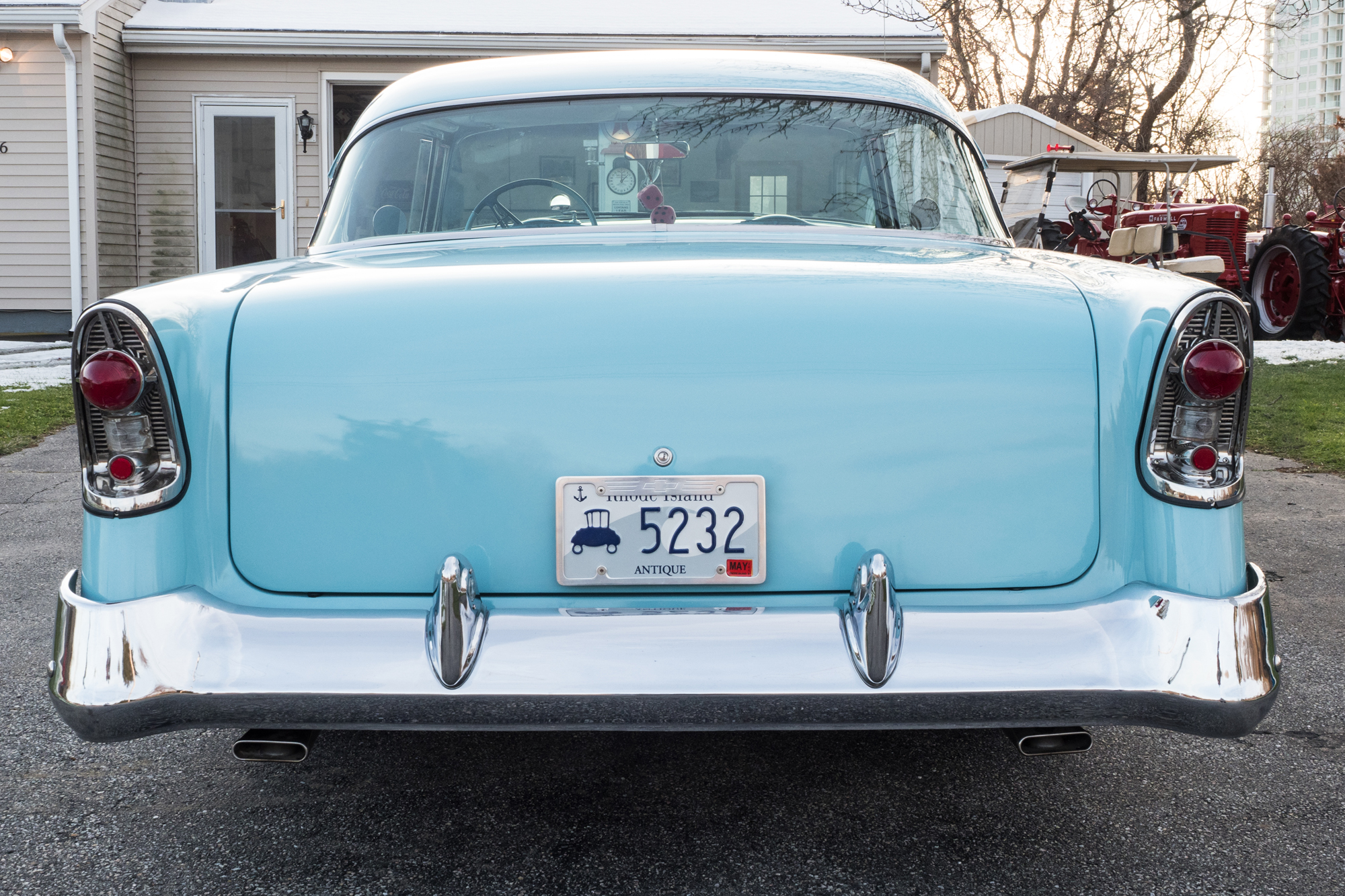 1956 Chevrolet Bel Air Nassau Blue Hardtop Coupe
