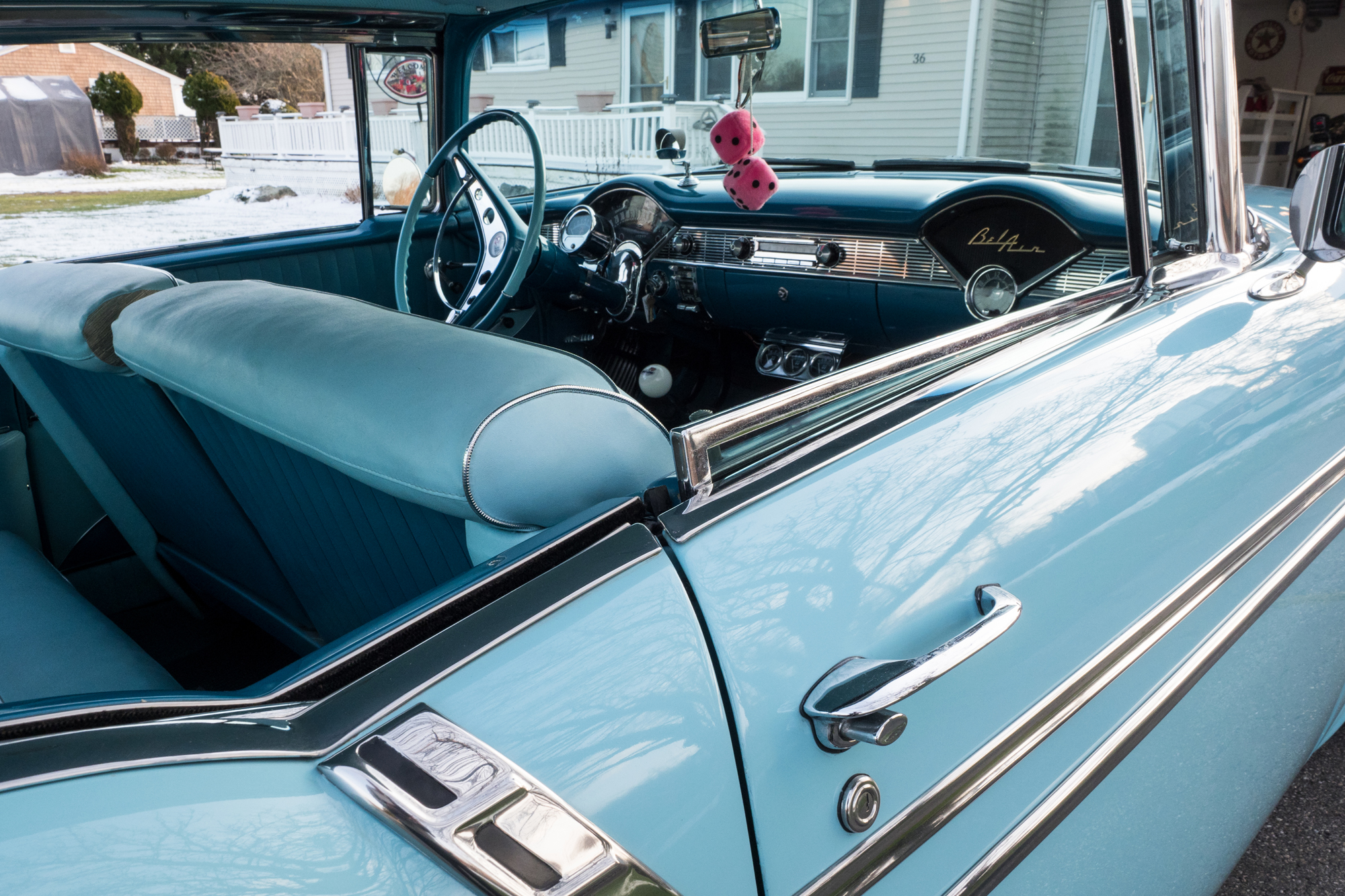1956 Chevrolet Bel Air Nassau Blue Hardtop Coupe