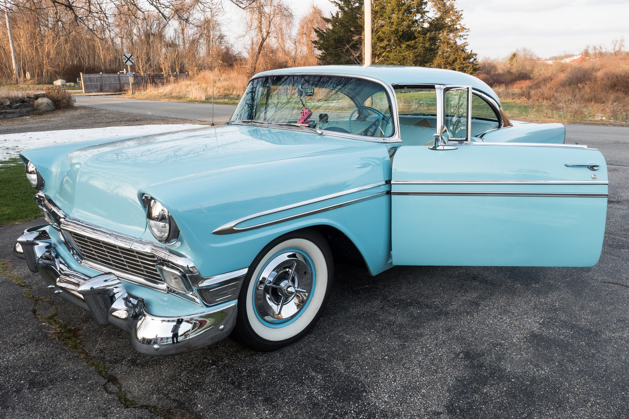 1956 Chevrolet Bel Air Nassau Blue Hardtop Coupe