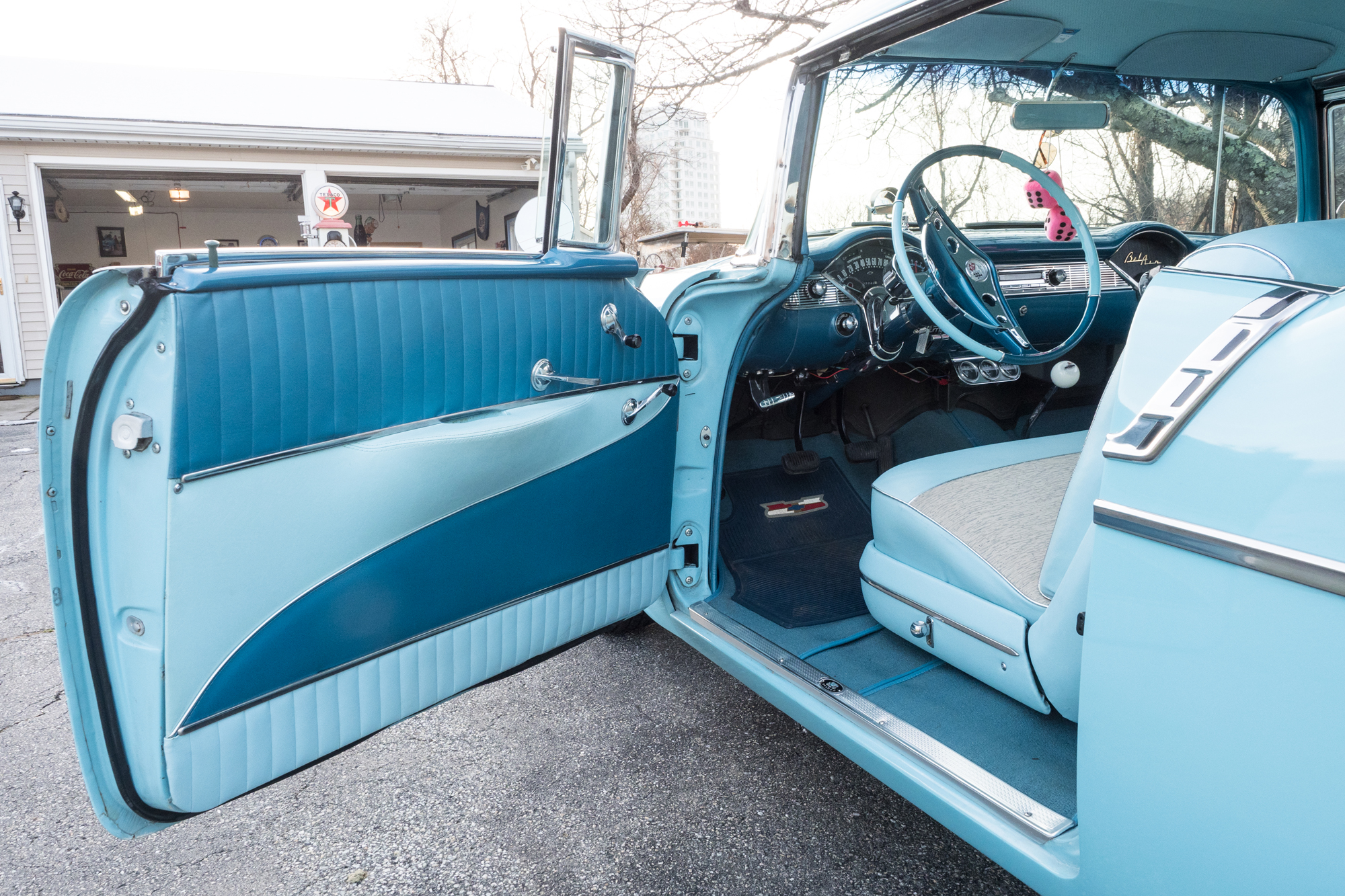 1956 Chevrolet Bel Air Nassau Blue Hardtop Coupe