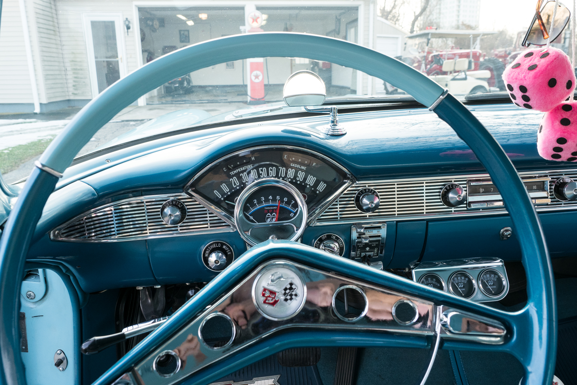 1956 Chevrolet Bel Air Nassau Blue Hardtop Coupe
