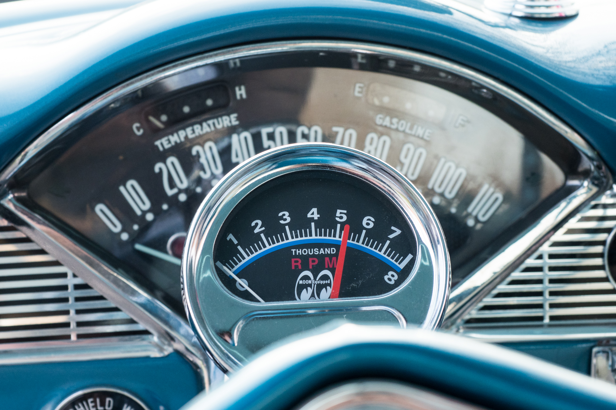 1956 Chevrolet Bel Air Nassau Blue Hardtop Coupe