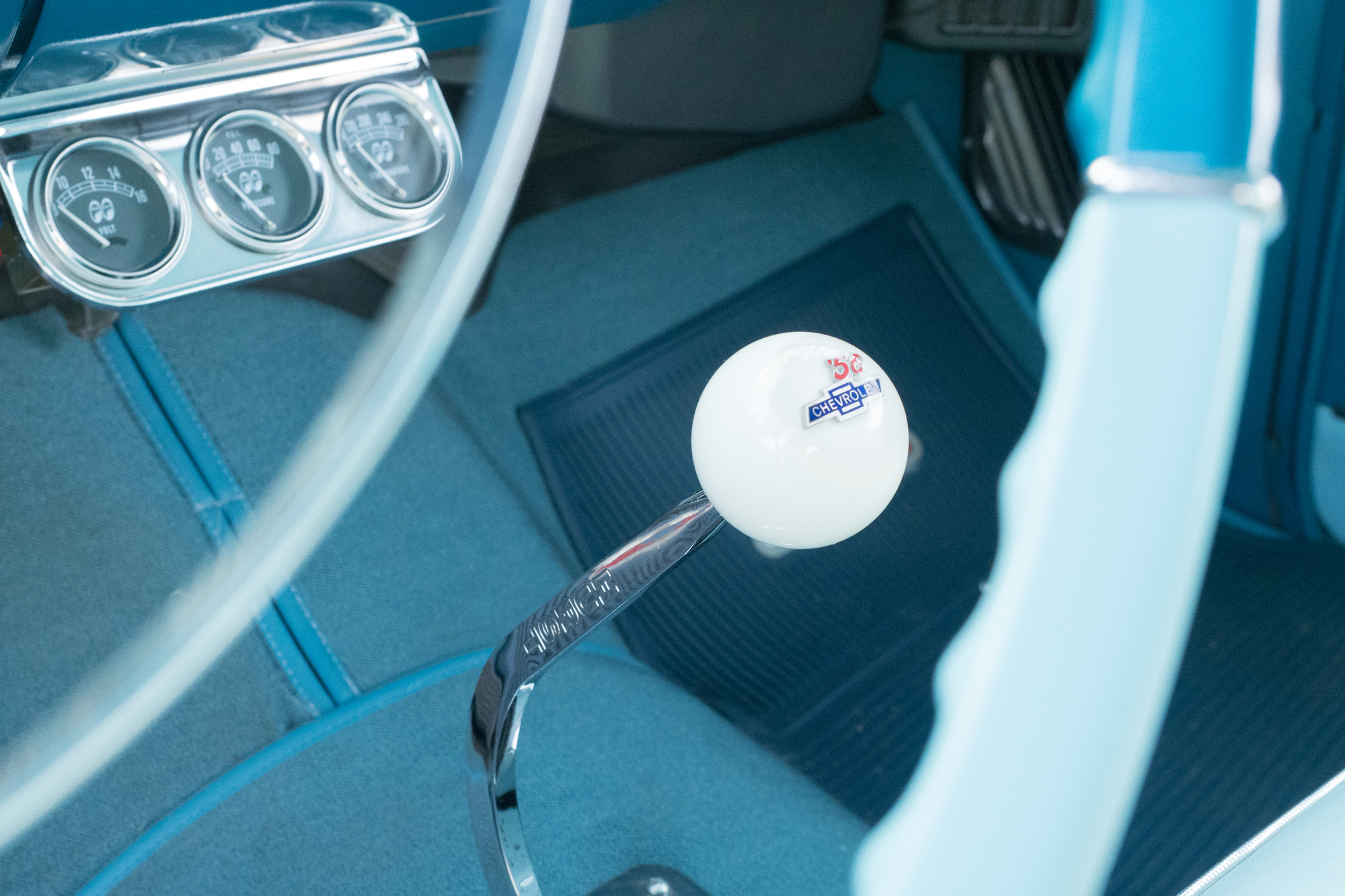 1956 Chevrolet Bel Air Nassau Blue Hardtop Coupe